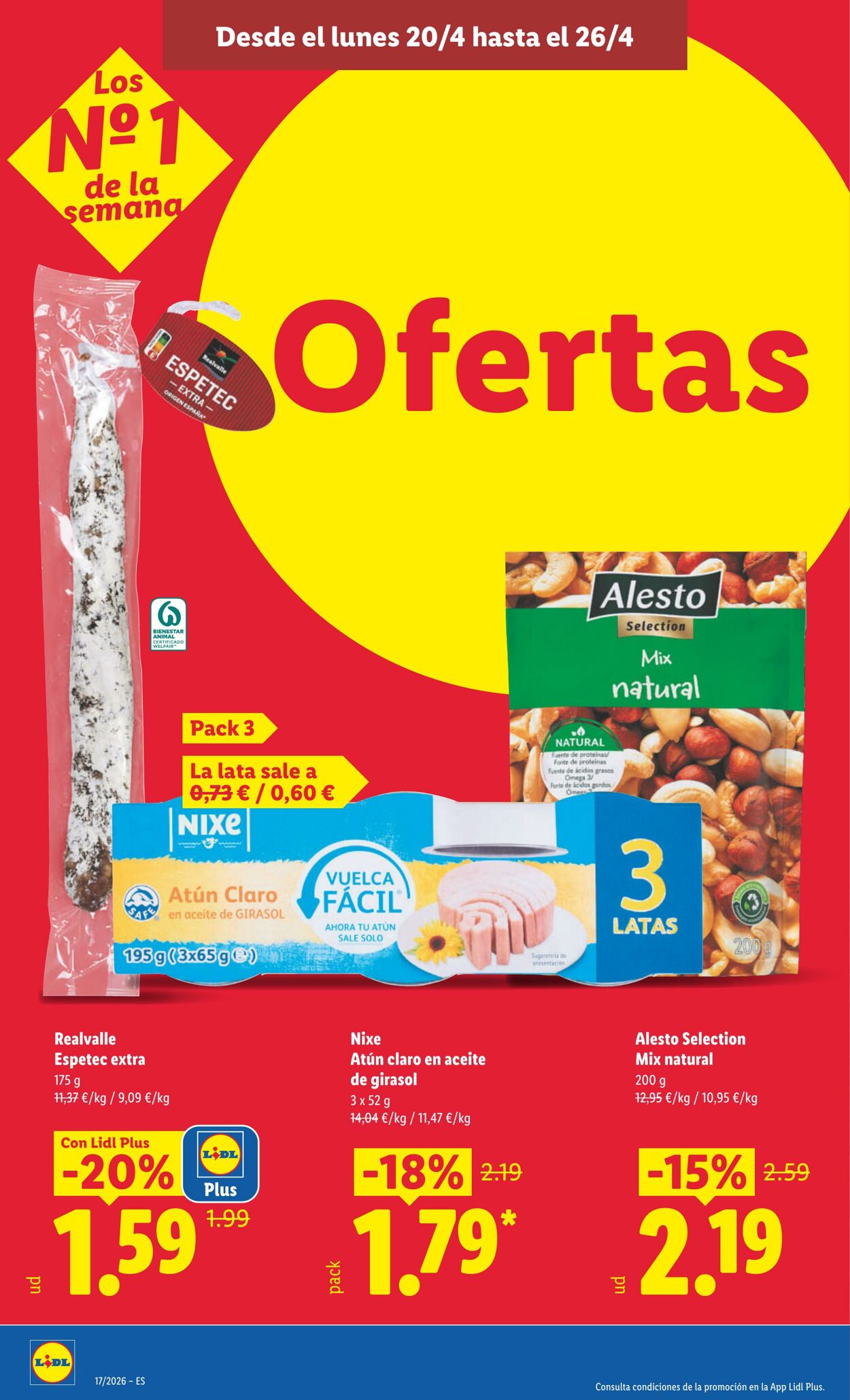 Folleto Lidl 20.04.2026 - 26.04.2026