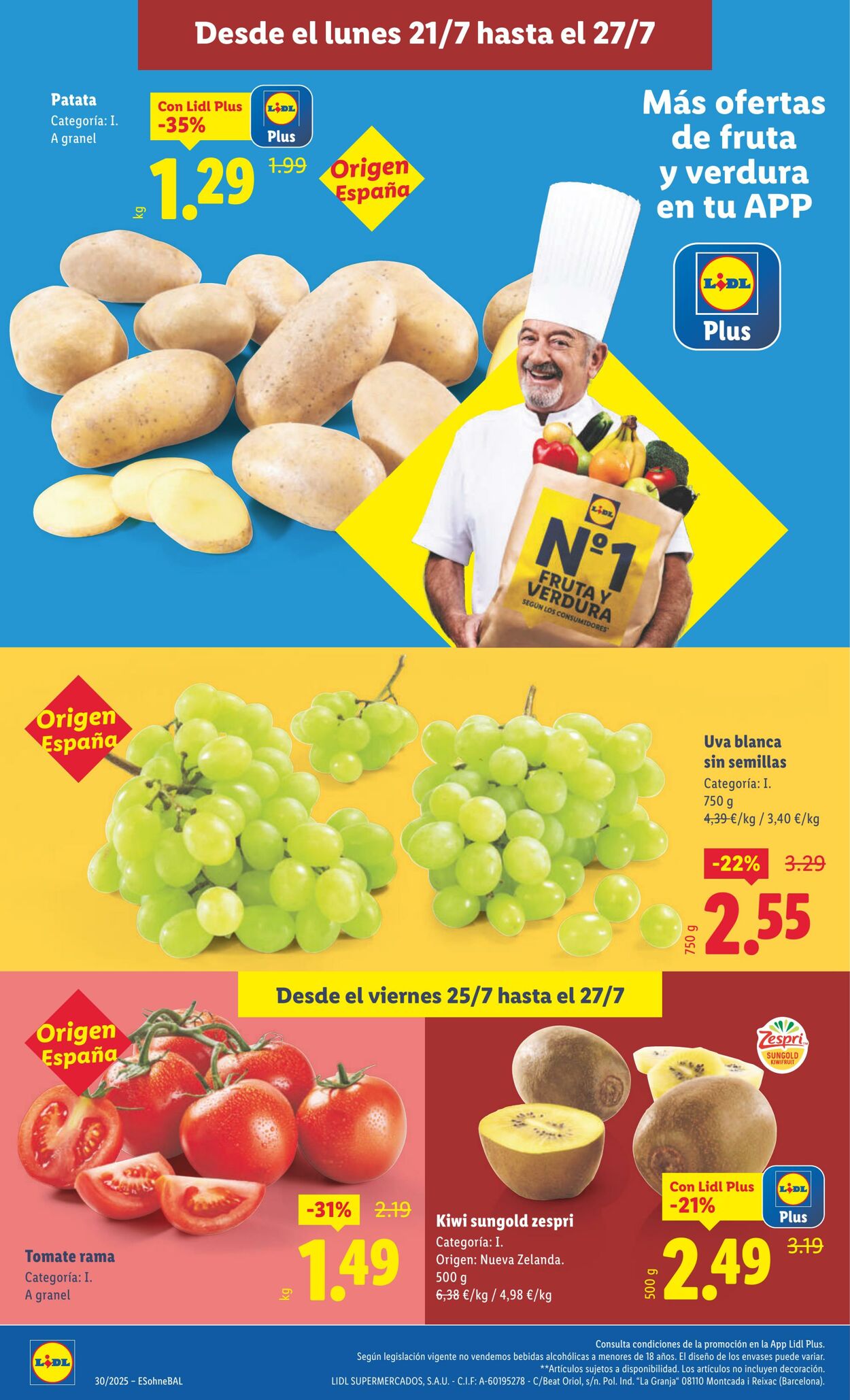 Folleto Lidl 21.07.2025 - 27.07.2025