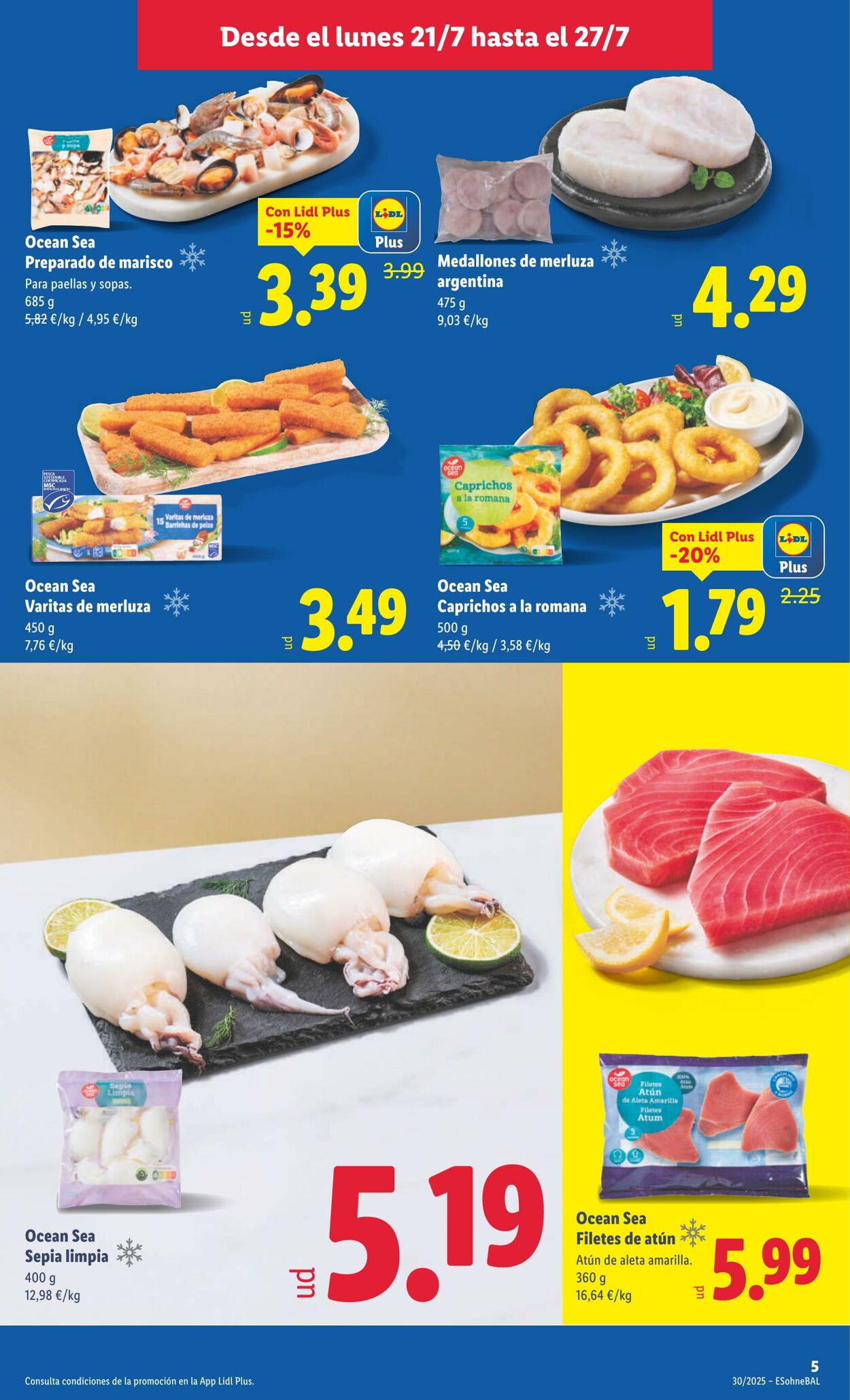Folleto Lidl 21.07.2025 - 27.07.2025