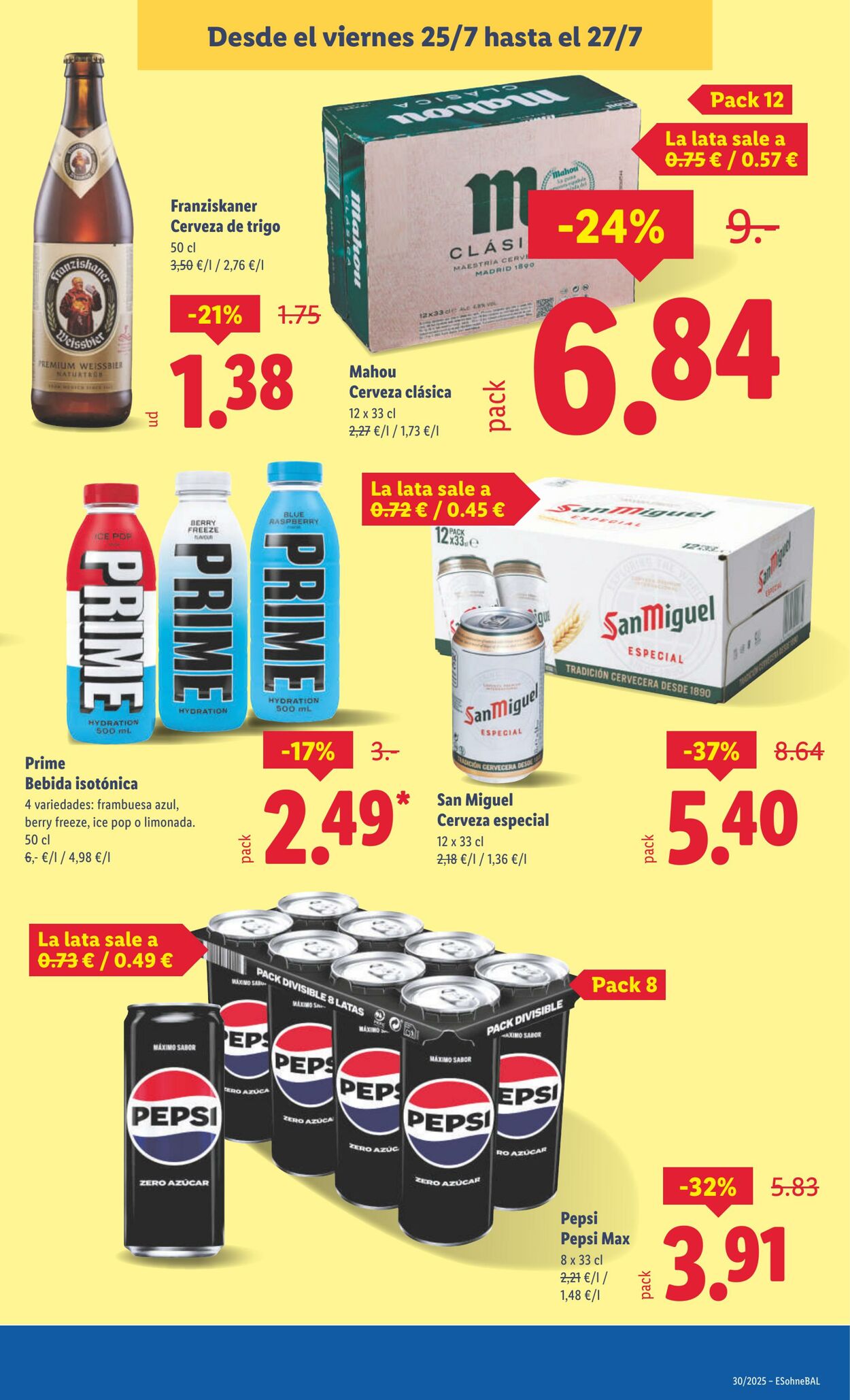 Folleto Lidl 21.07.2025 - 27.07.2025