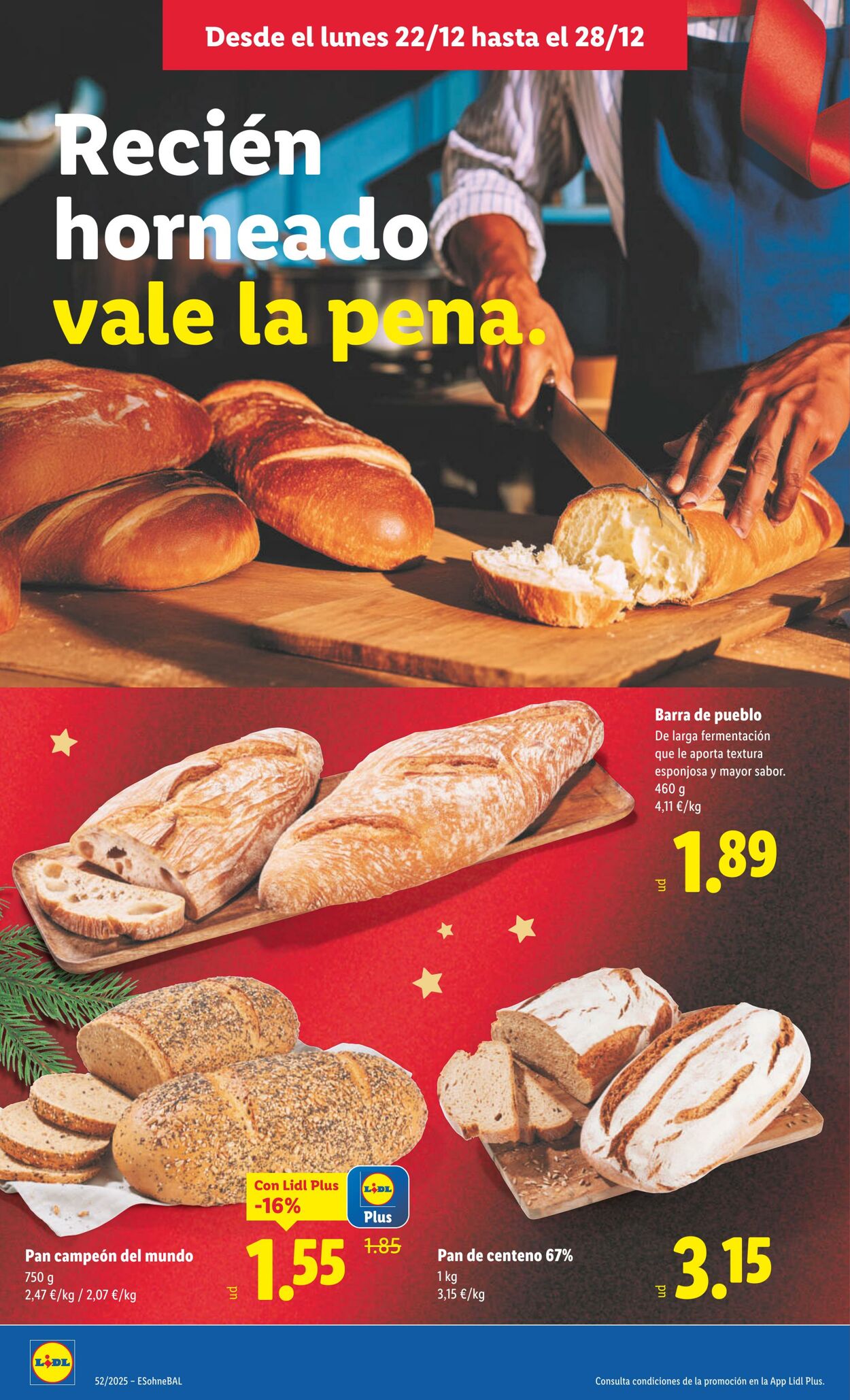 Folleto Lidl 22.12.2025 - 28.12.2025