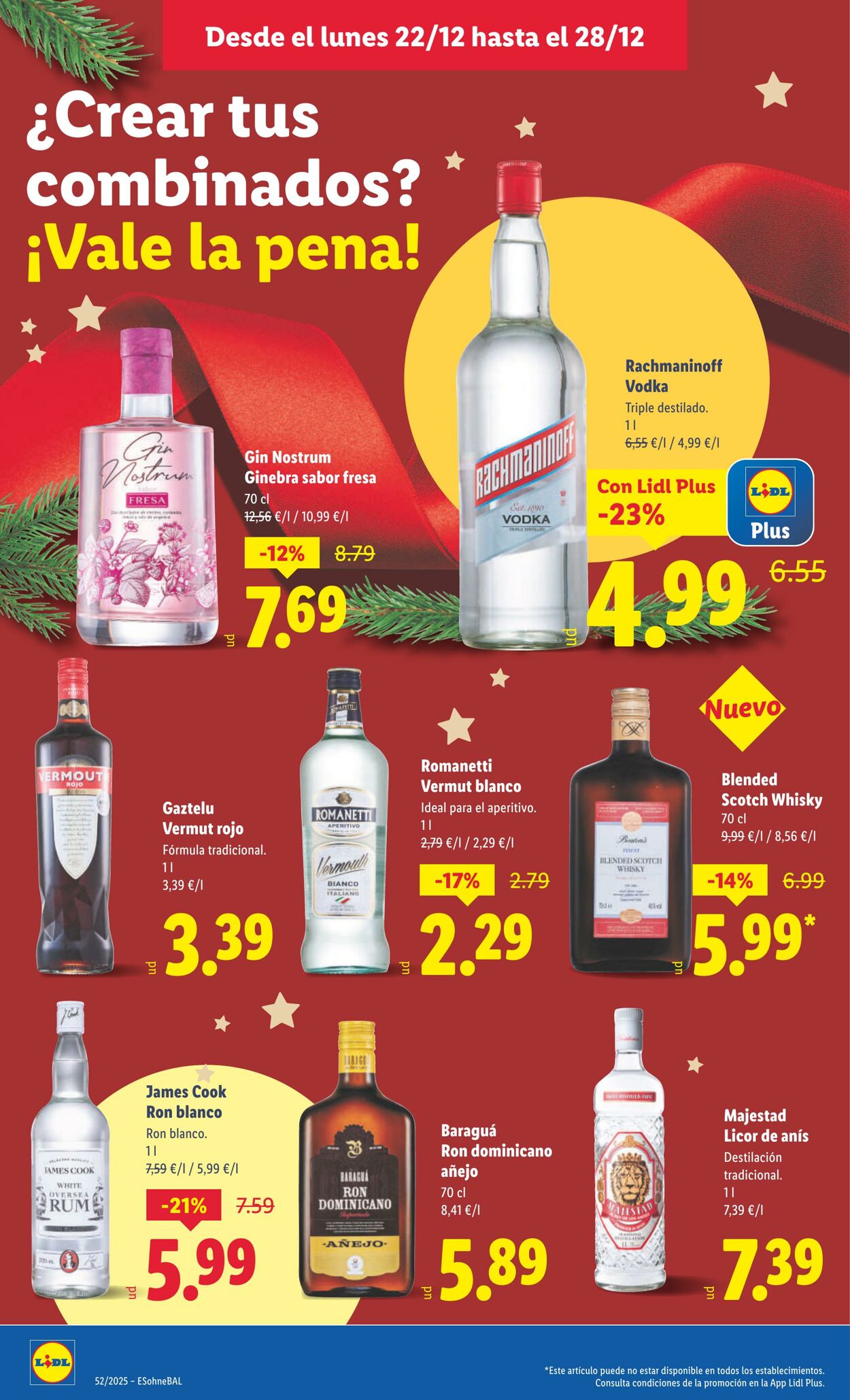 Folleto Lidl 22.12.2025 - 28.12.2025