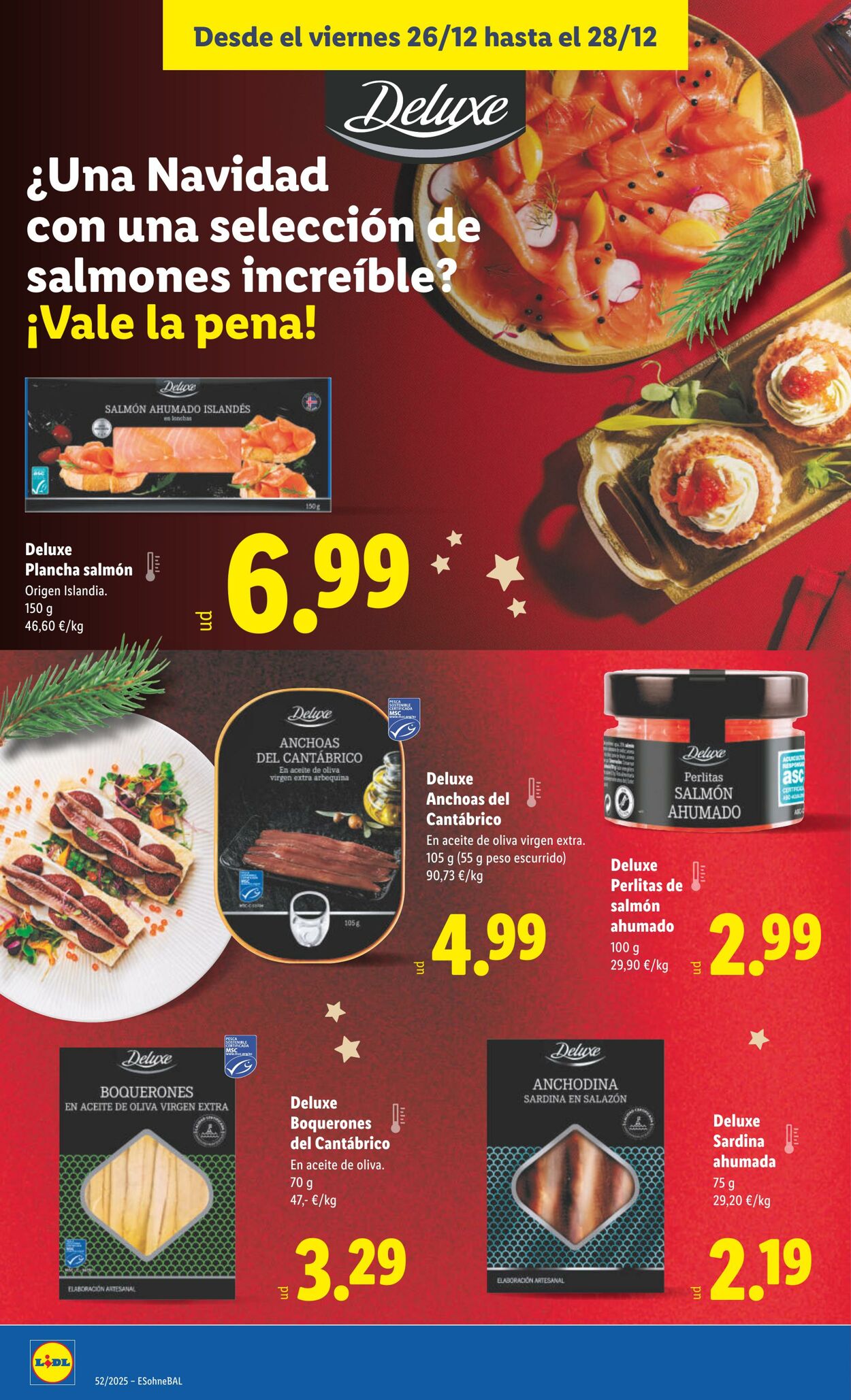Folleto Lidl 22.12.2025 - 28.12.2025