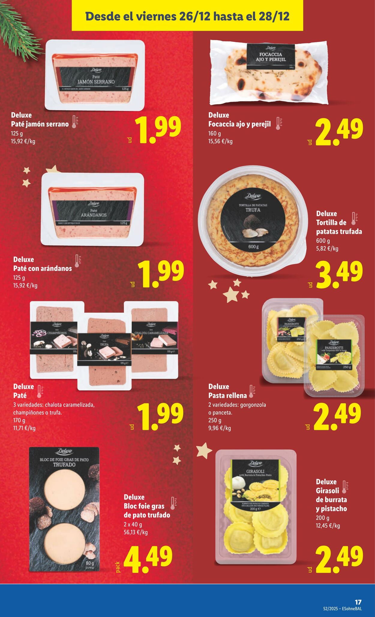 Folleto Lidl 22.12.2025 - 28.12.2025