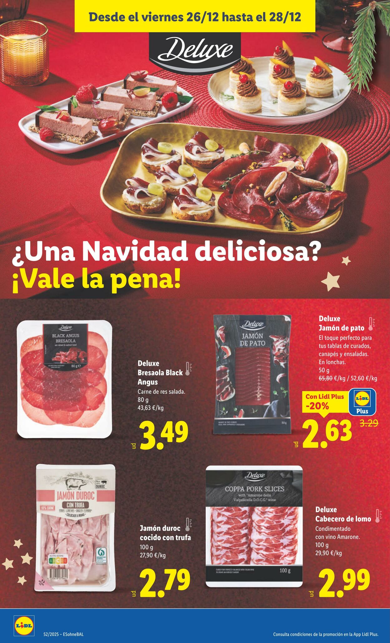 Folleto Lidl 22.12.2025 - 28.12.2025