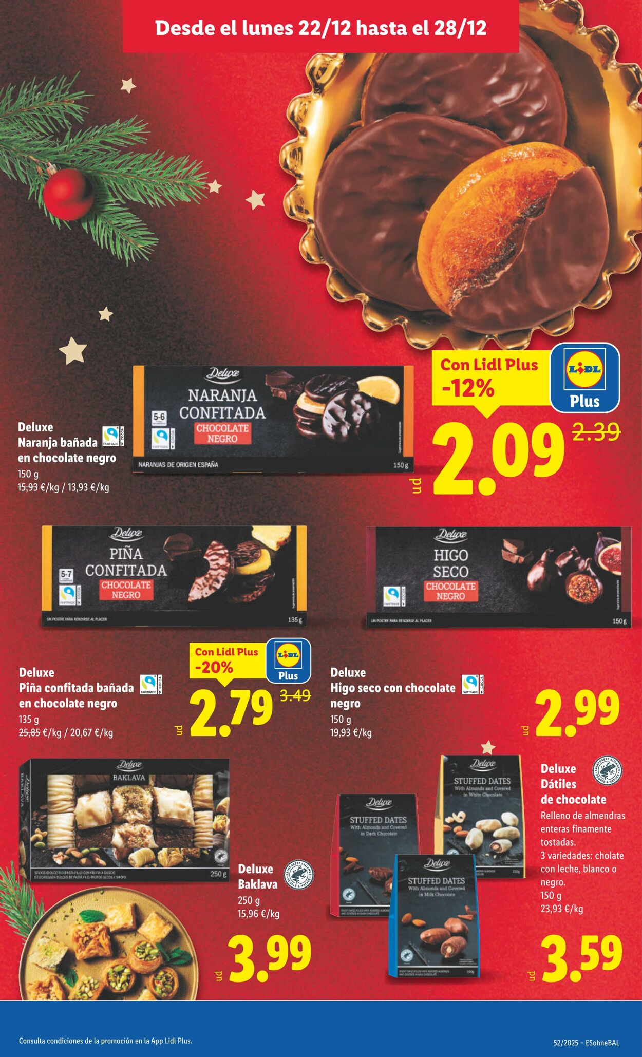 Folleto Lidl 22.12.2025 - 28.12.2025
