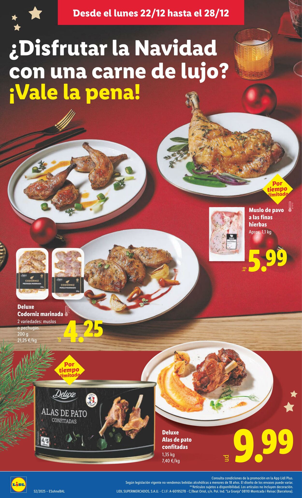 Folleto Lidl 22.12.2025 - 28.12.2025