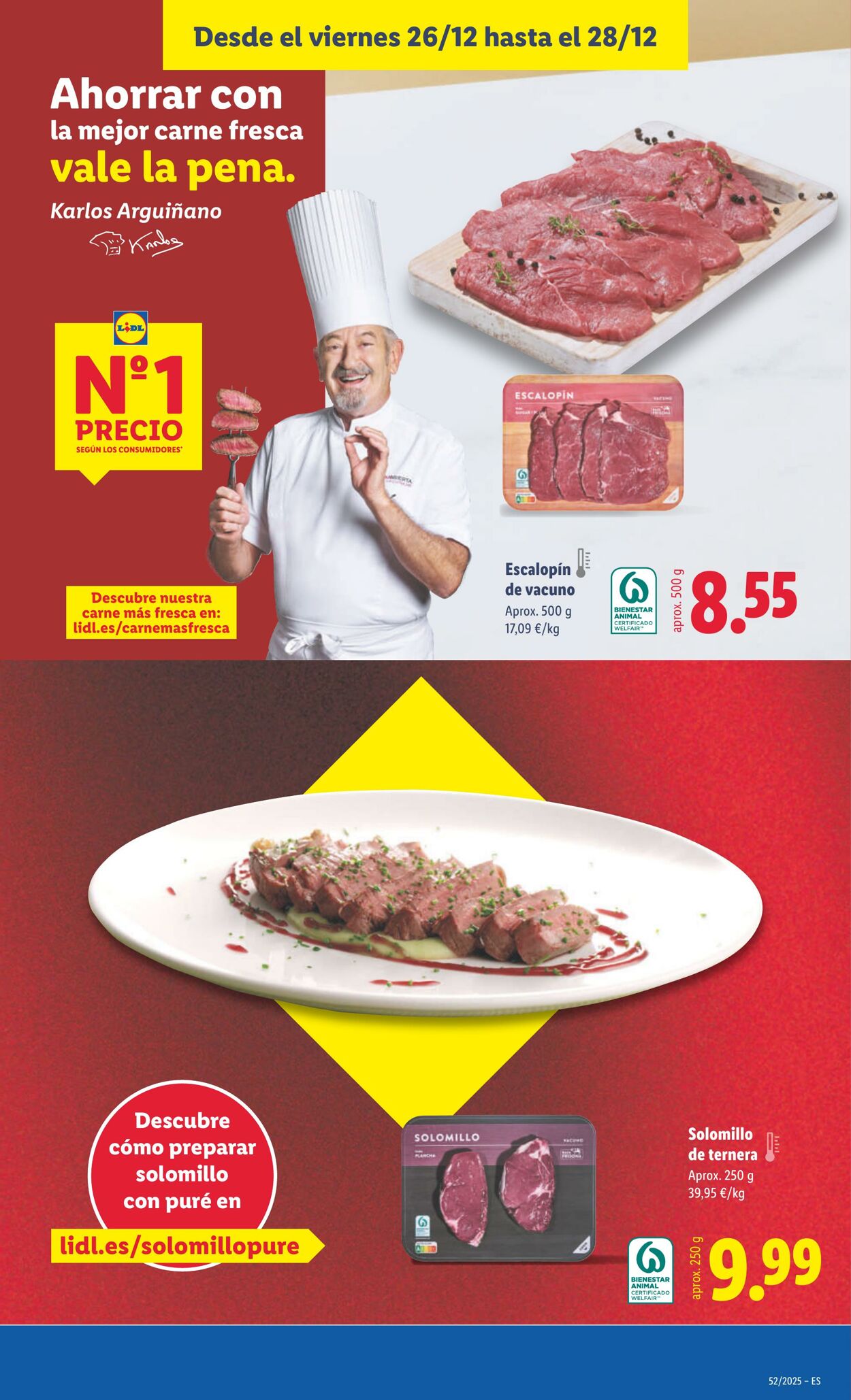 Folleto Lidl 22.12.2025 - 28.12.2025