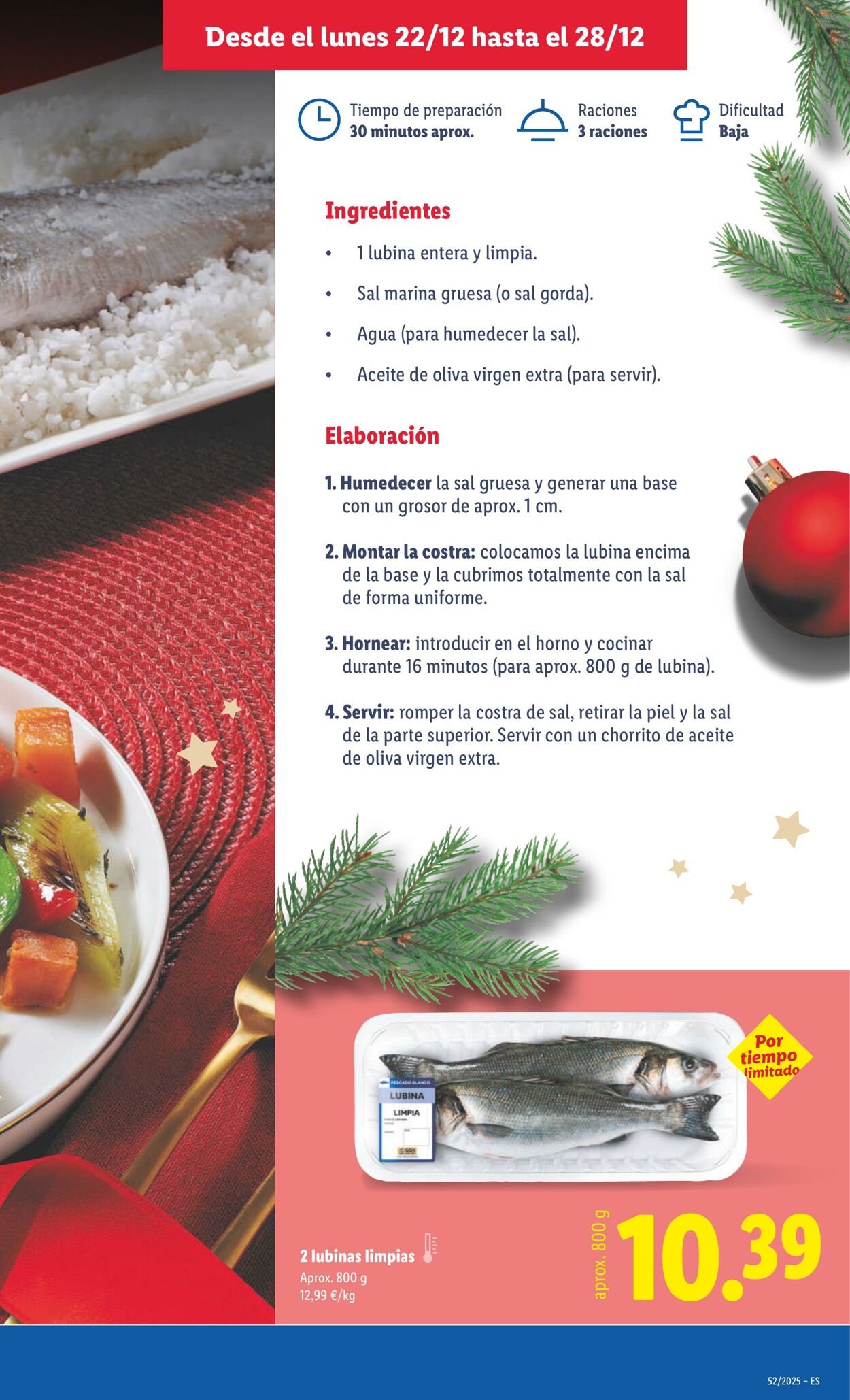 Folleto Lidl 22.12.2025 - 28.12.2025