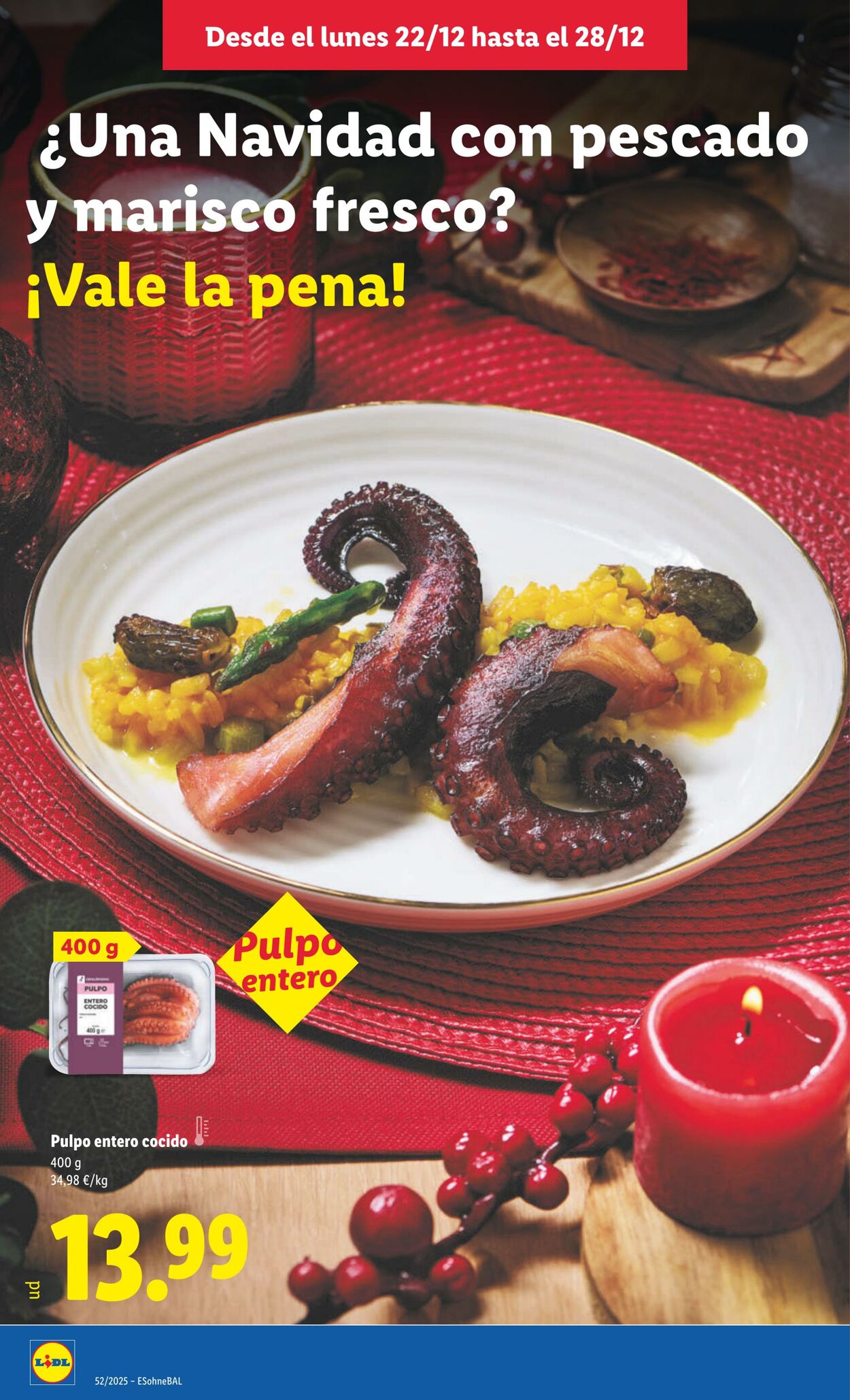 Folleto Lidl 22.12.2025 - 28.12.2025