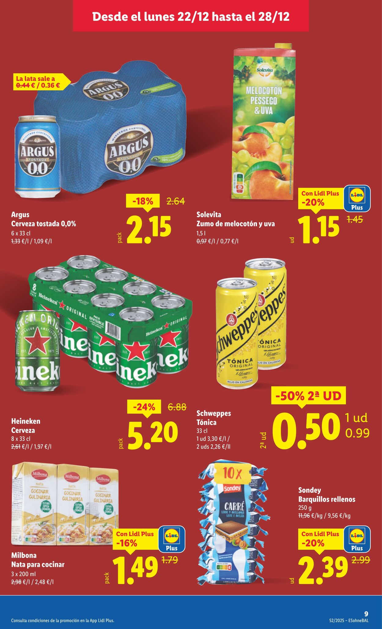Folleto Lidl 22.12.2025 - 28.12.2025