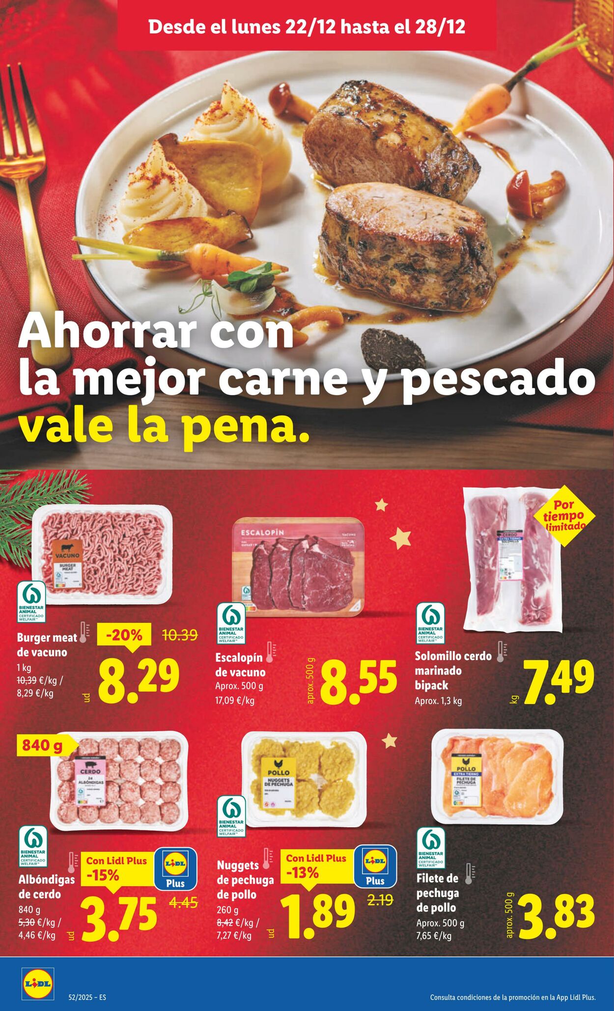 Folleto Lidl 22.12.2025 - 28.12.2025