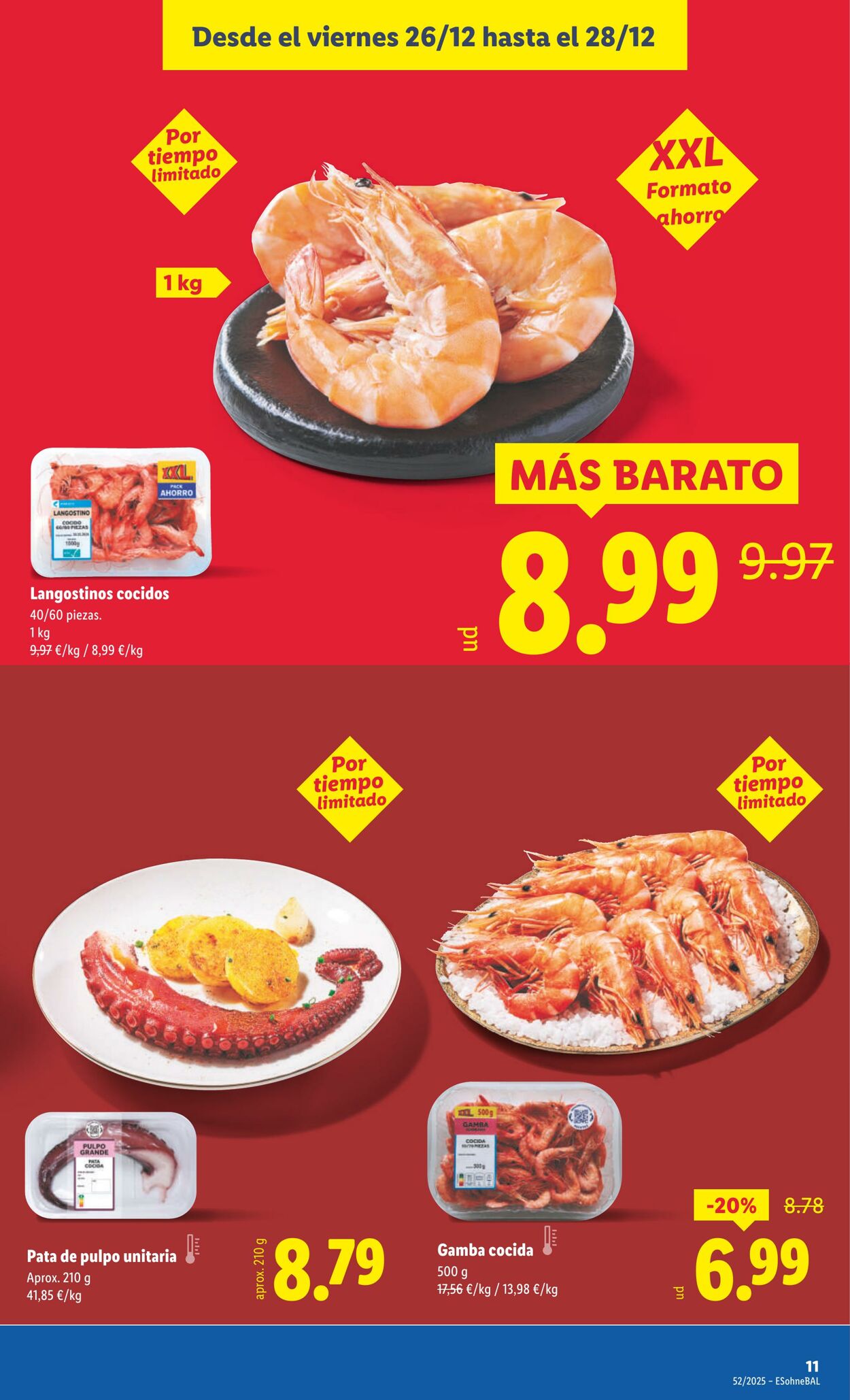 Folleto Lidl 22.12.2025 - 28.12.2025