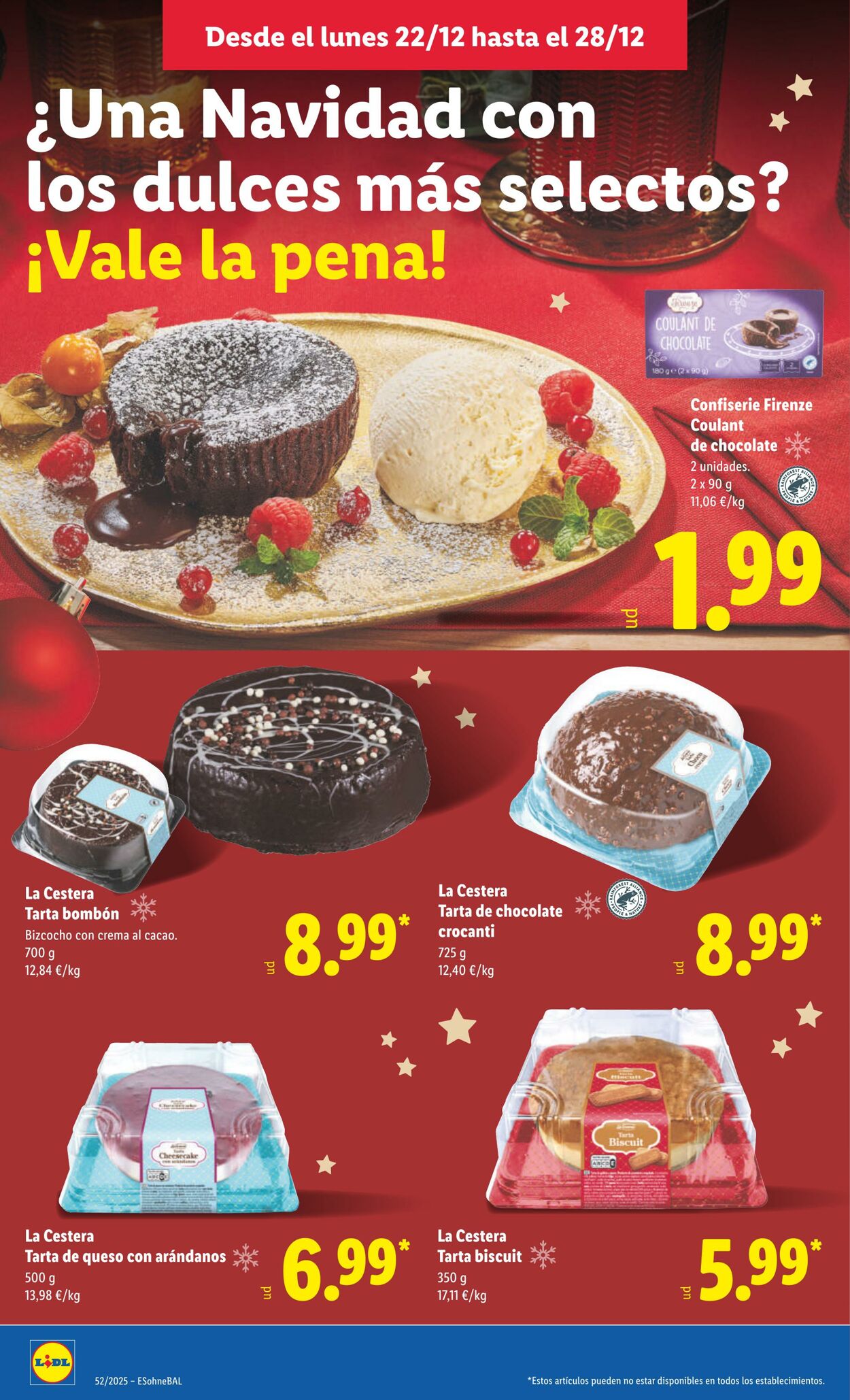 Folleto Lidl 22.12.2025 - 28.12.2025