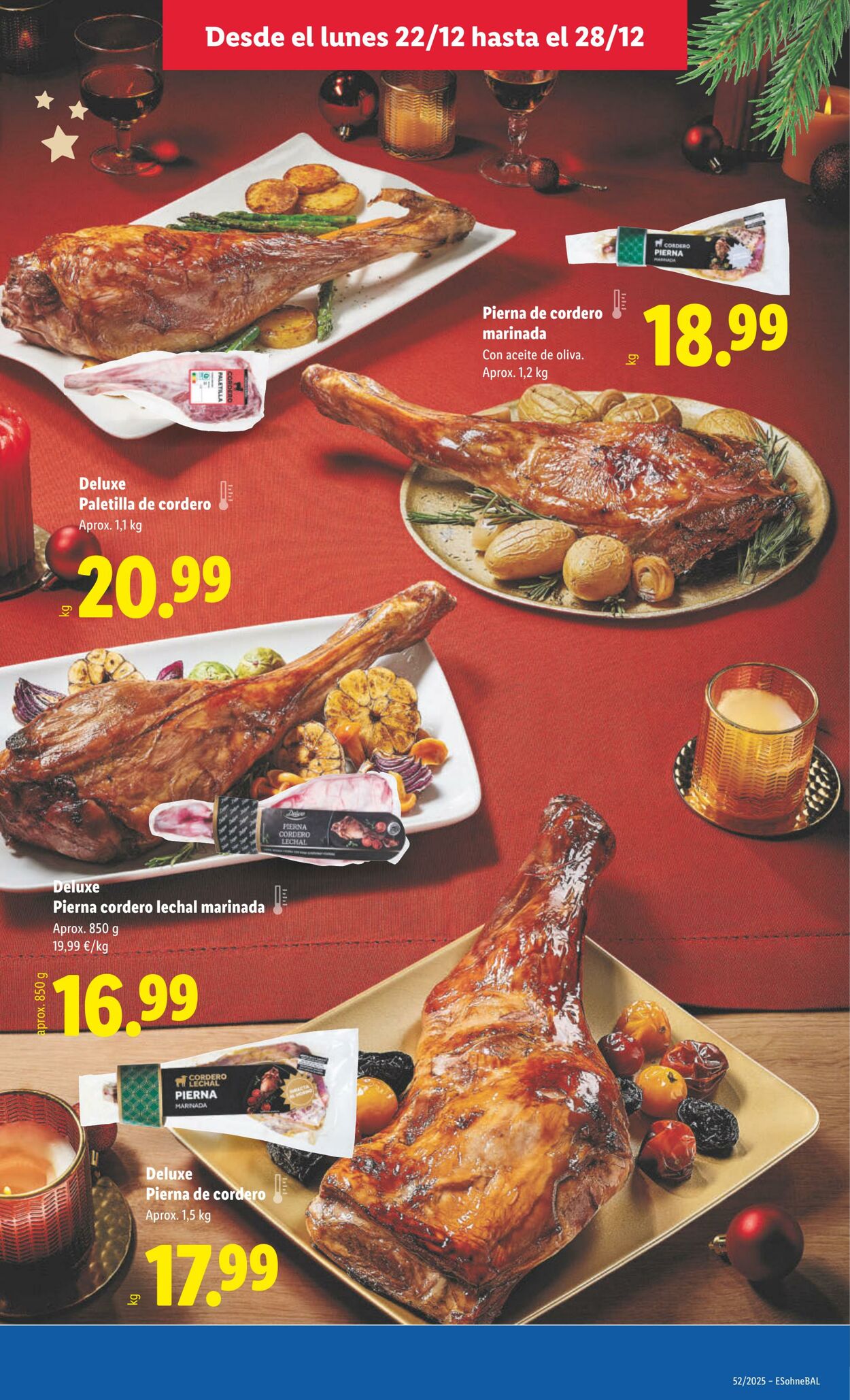 Folleto Lidl 22.12.2025 - 28.12.2025