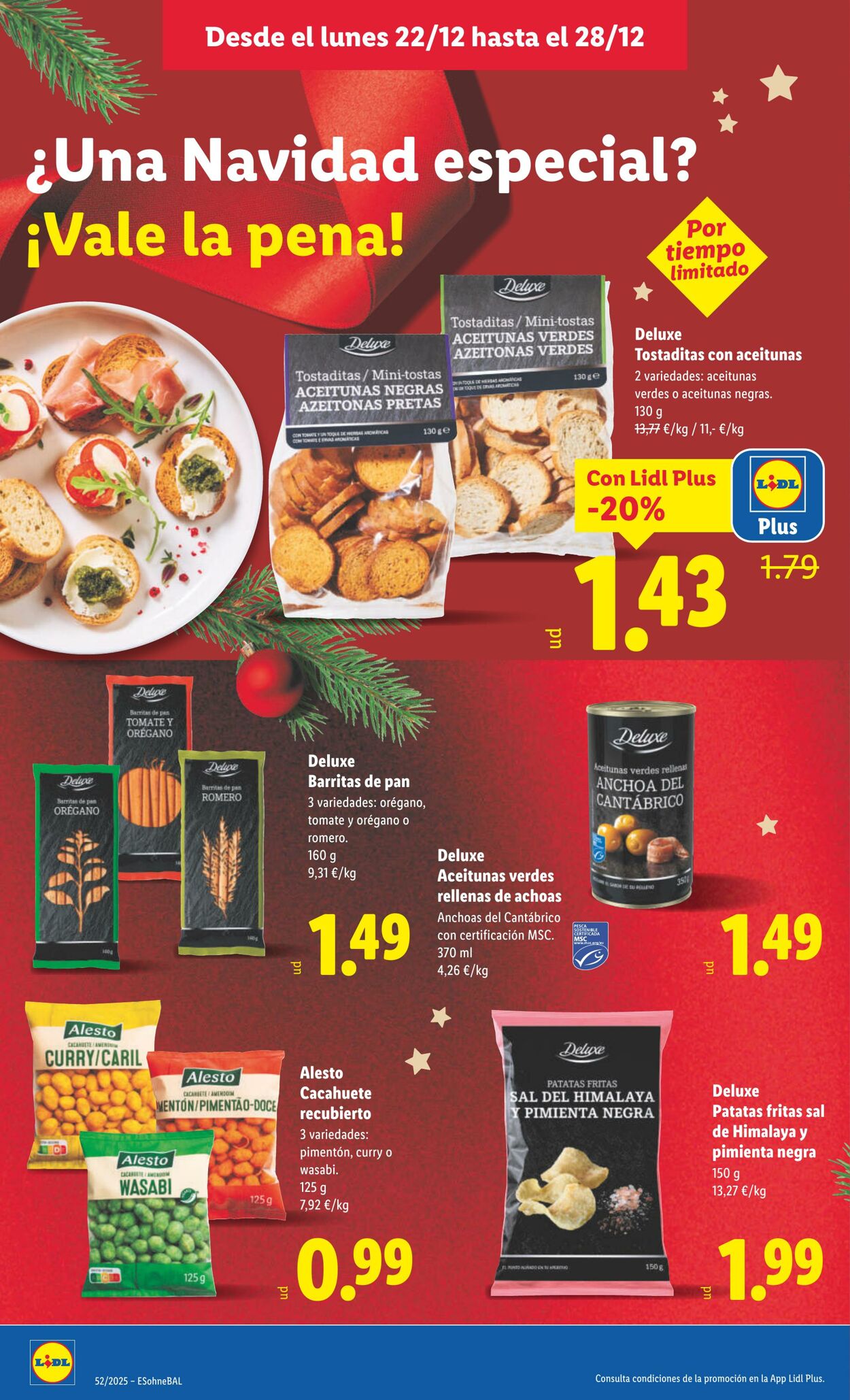Folleto Lidl 22.12.2025 - 28.12.2025
