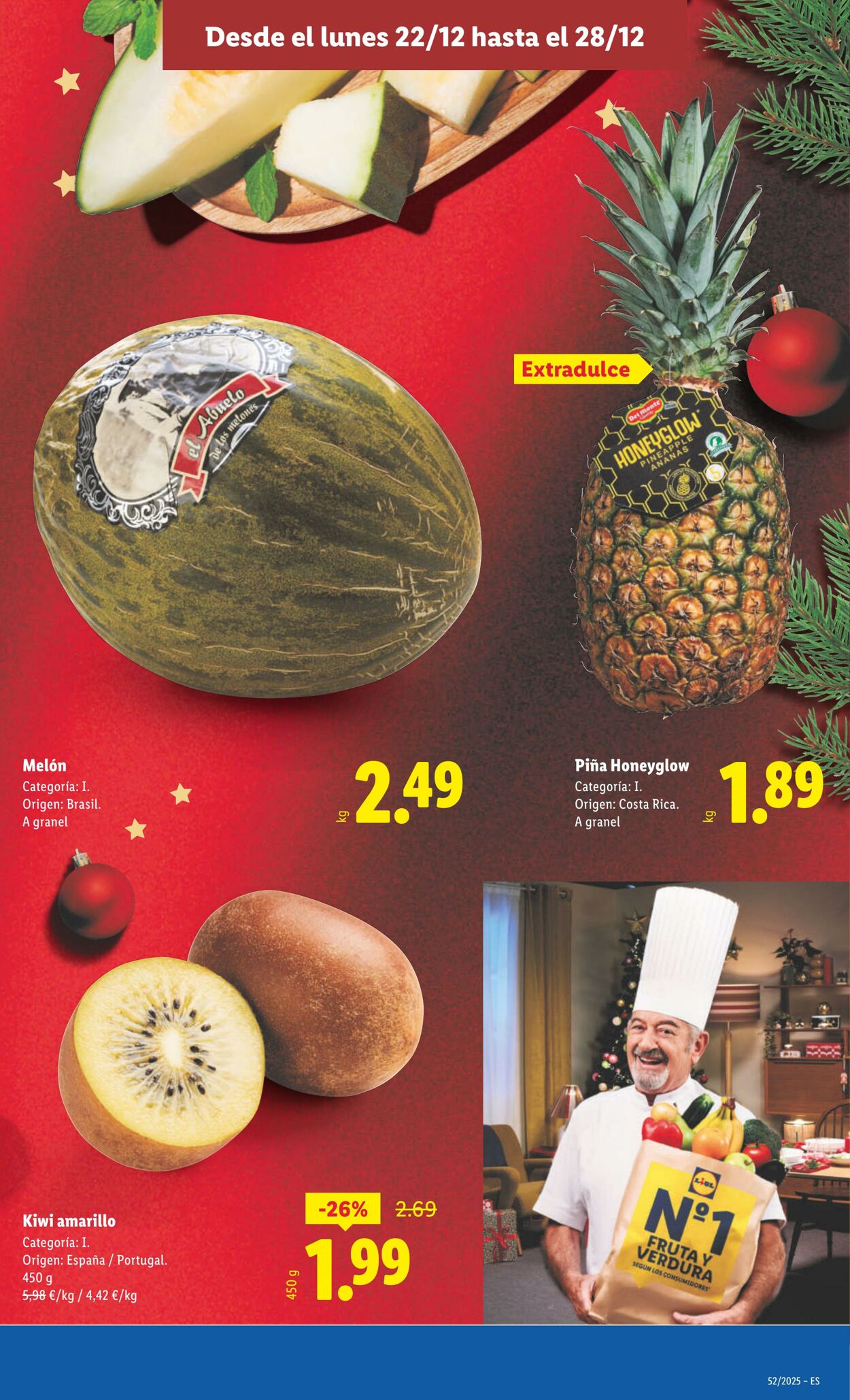 Folleto Lidl 22.12.2025 - 28.12.2025