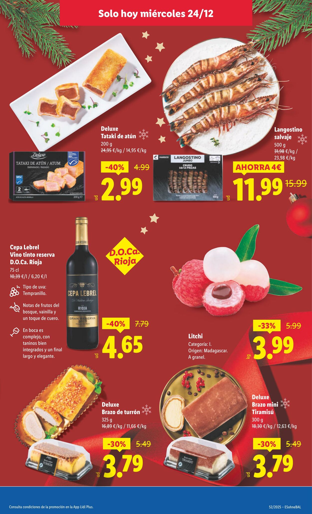 Folleto Lidl 22.12.2025 - 28.12.2025
