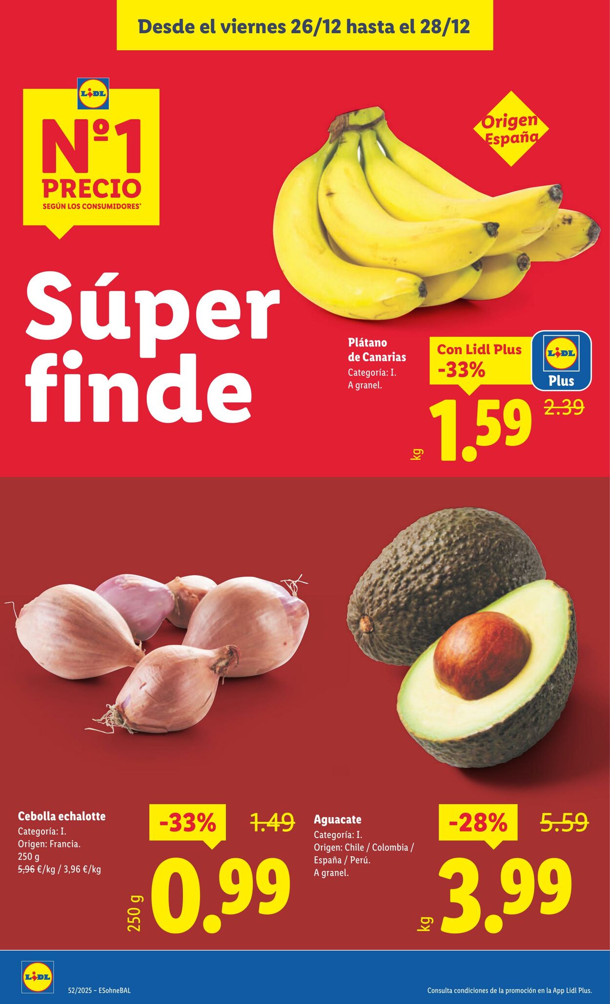 Folleto Lidl 22.12.2025 - 28.12.2025