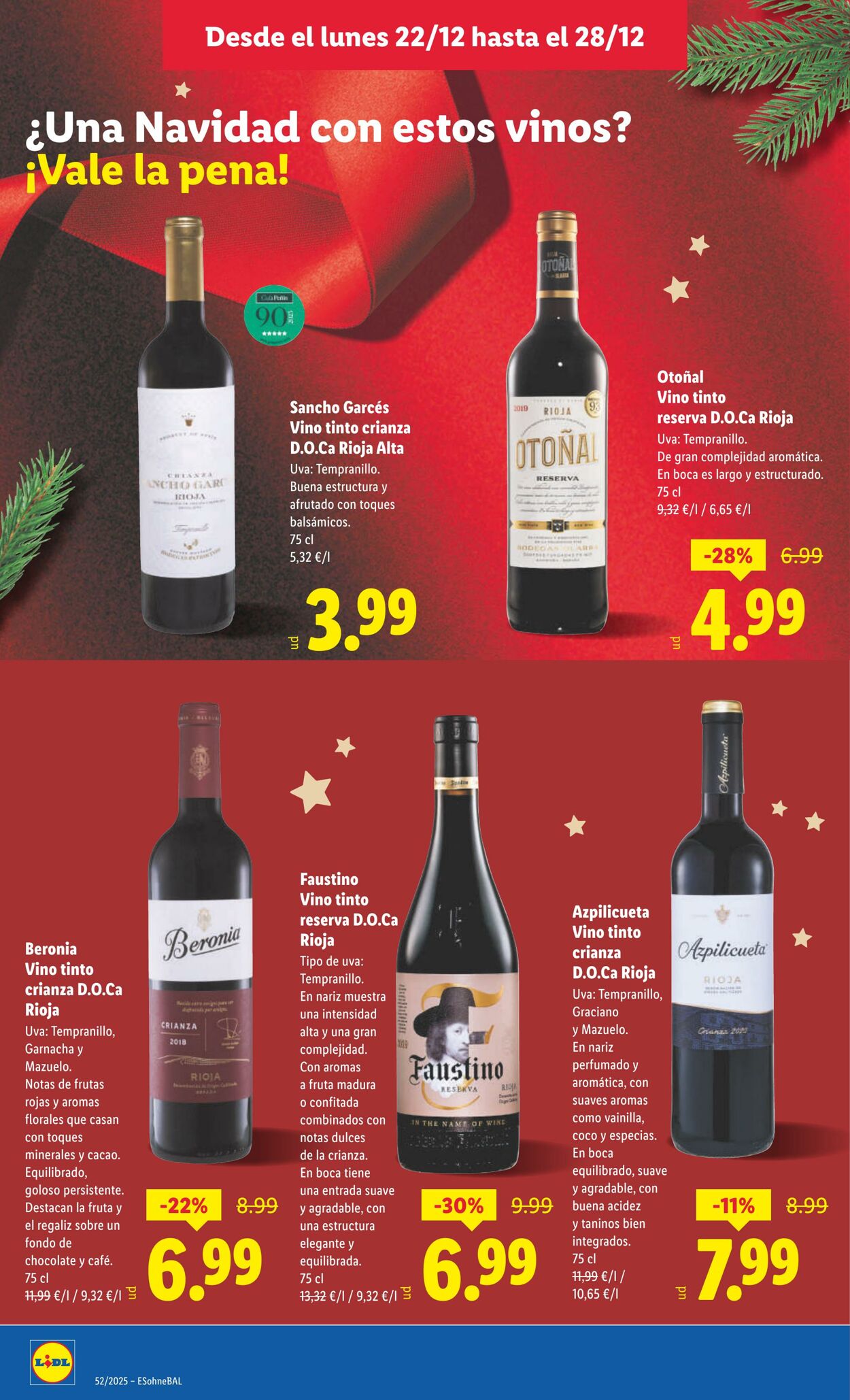 Folleto Lidl 22.12.2025 - 28.12.2025
