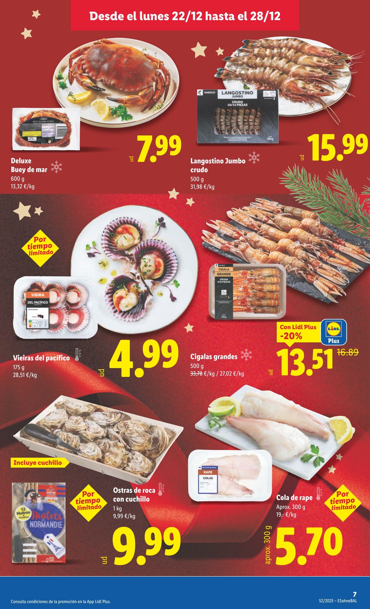 Folleto Lidl 22.12.2025 - 28.12.2025