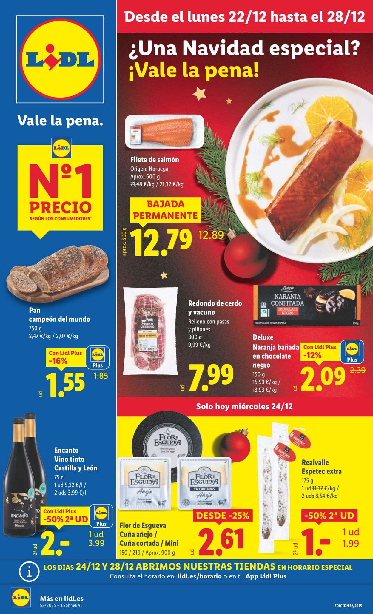 Folleto Lidl 22.12.2025 - 28.12.2025