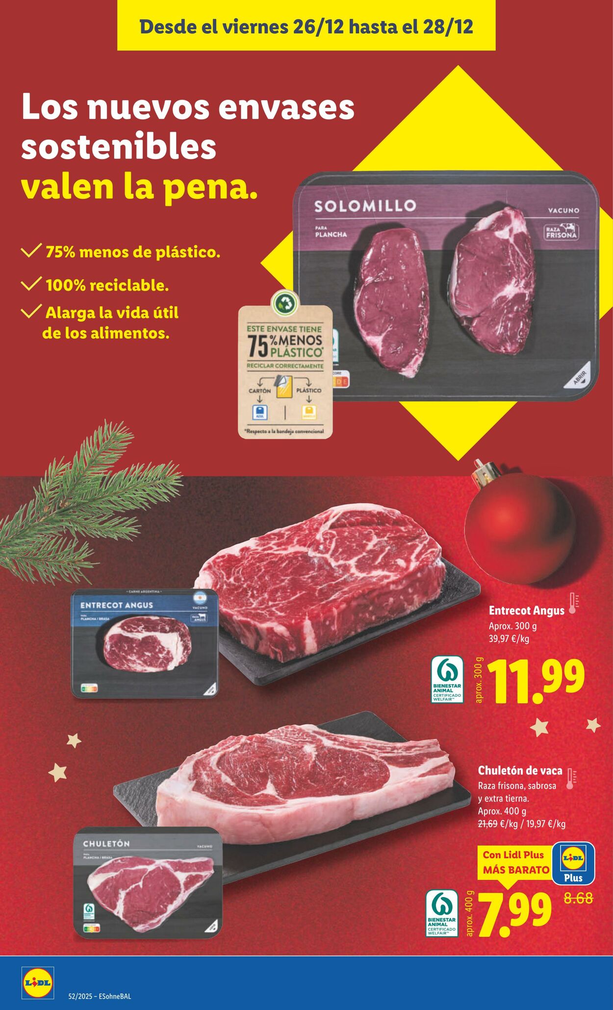 Folleto Lidl 22.12.2025 - 28.12.2025