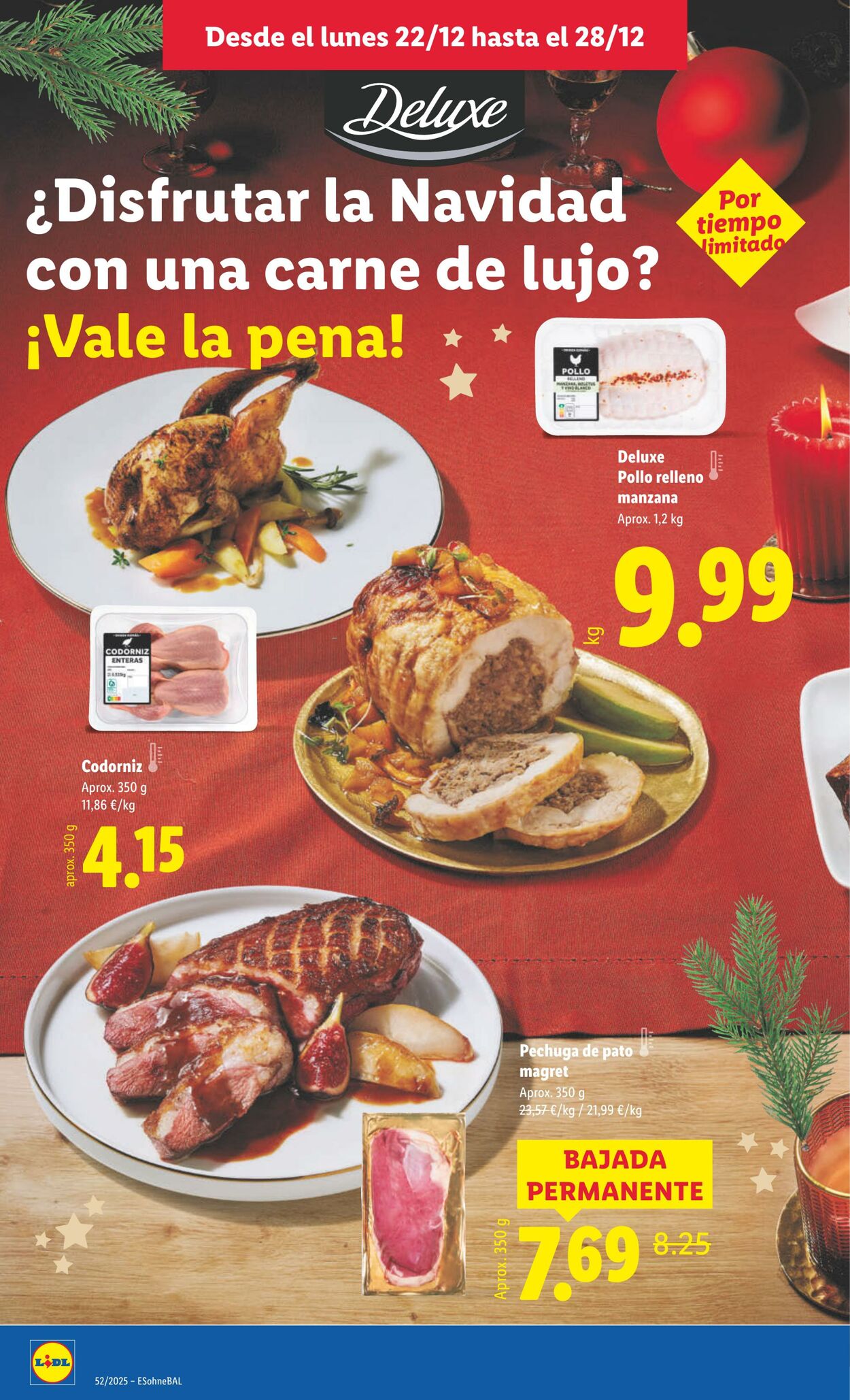 Folleto Lidl 22.12.2025 - 28.12.2025