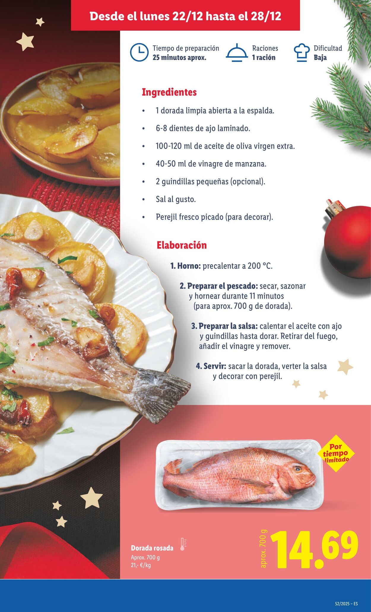 Folleto Lidl 22.12.2025 - 28.12.2025