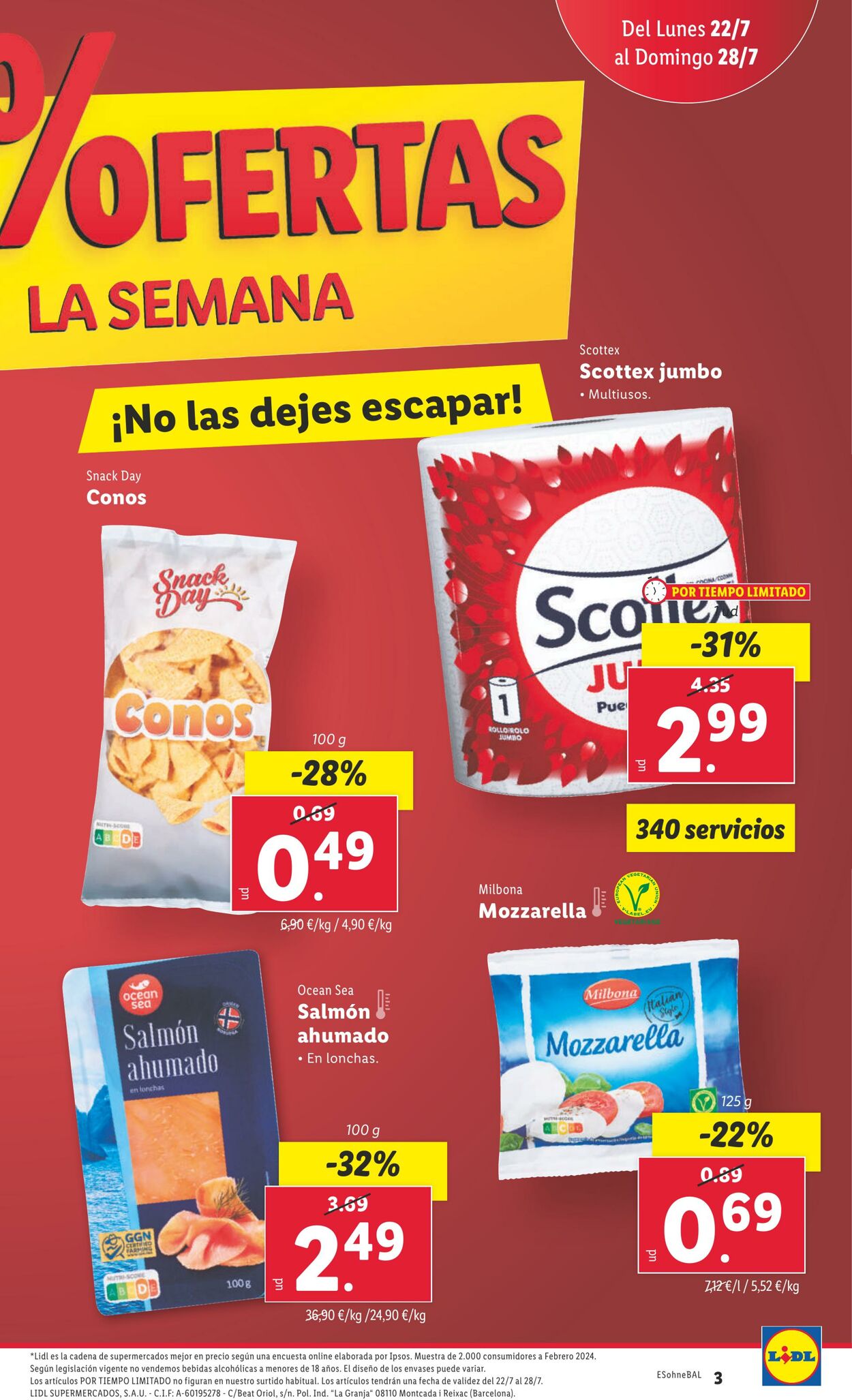 Folleto Lidl 22.07.2024 - 28.07.2024