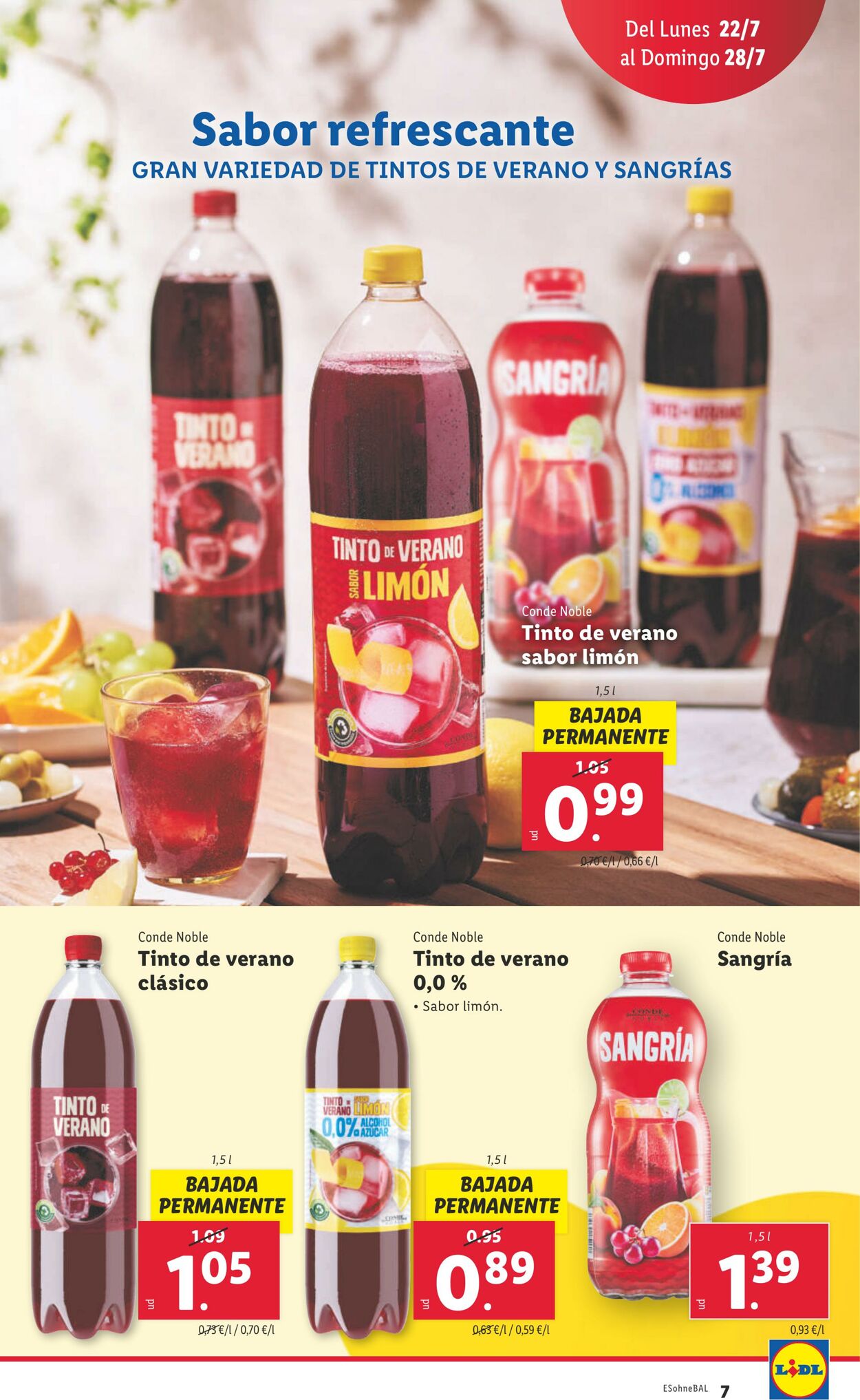 Folleto Lidl 22.07.2024 - 28.07.2024