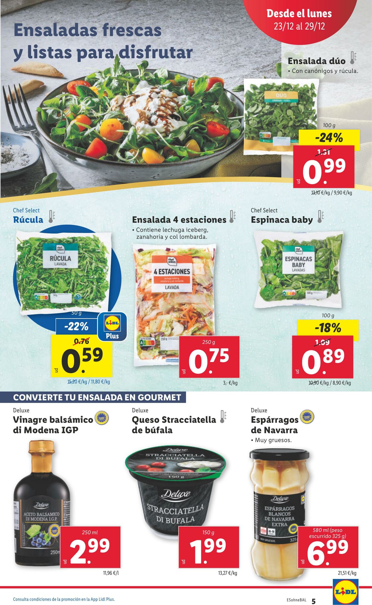 Folleto Lidl 23.12.2024 - 29.12.2024