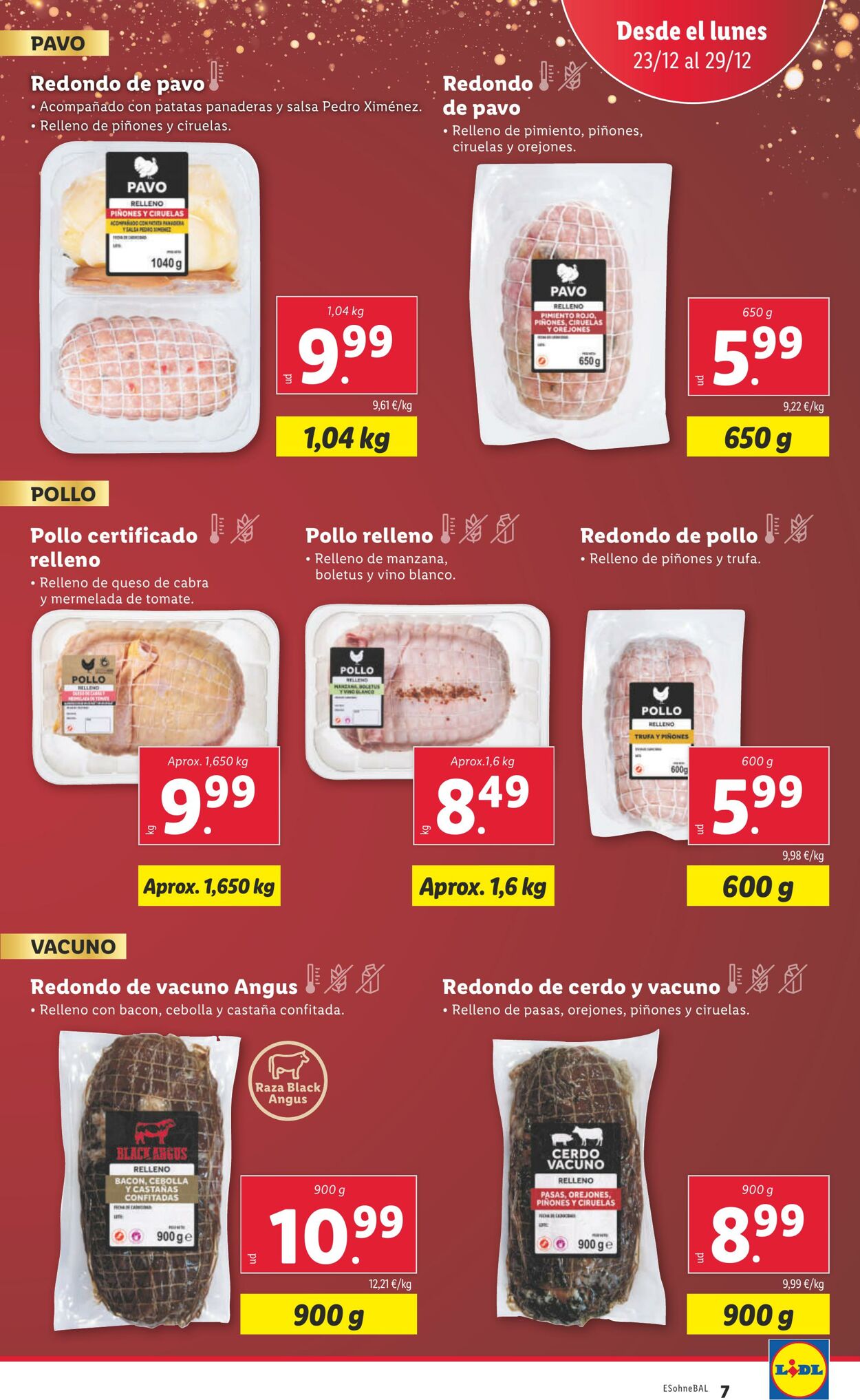 Folleto Lidl 23.12.2024 - 29.12.2024