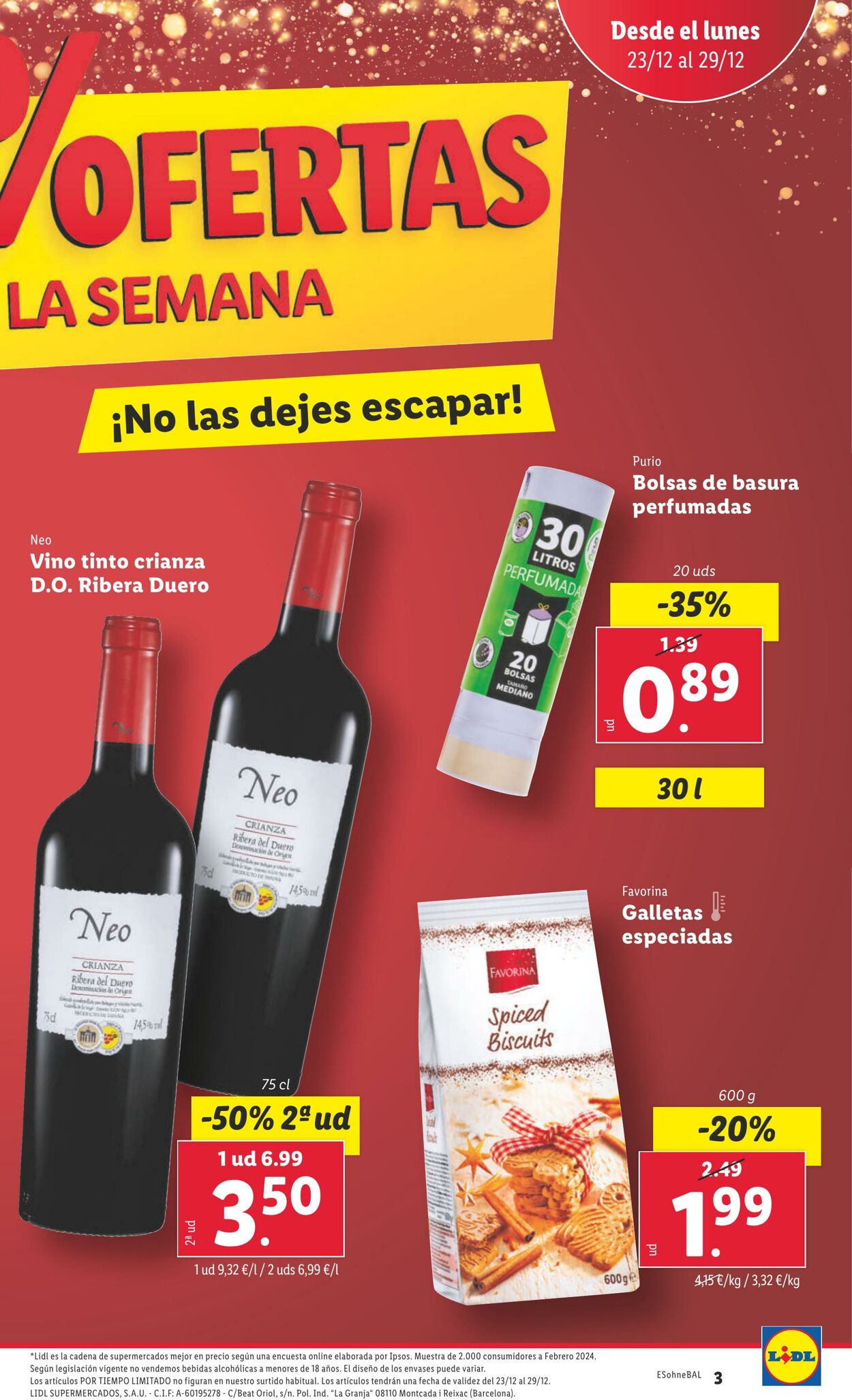 Folleto Lidl 23.12.2024 - 29.12.2024