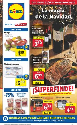 Folleto Lidl 23.12.2024 - 29.12.2024