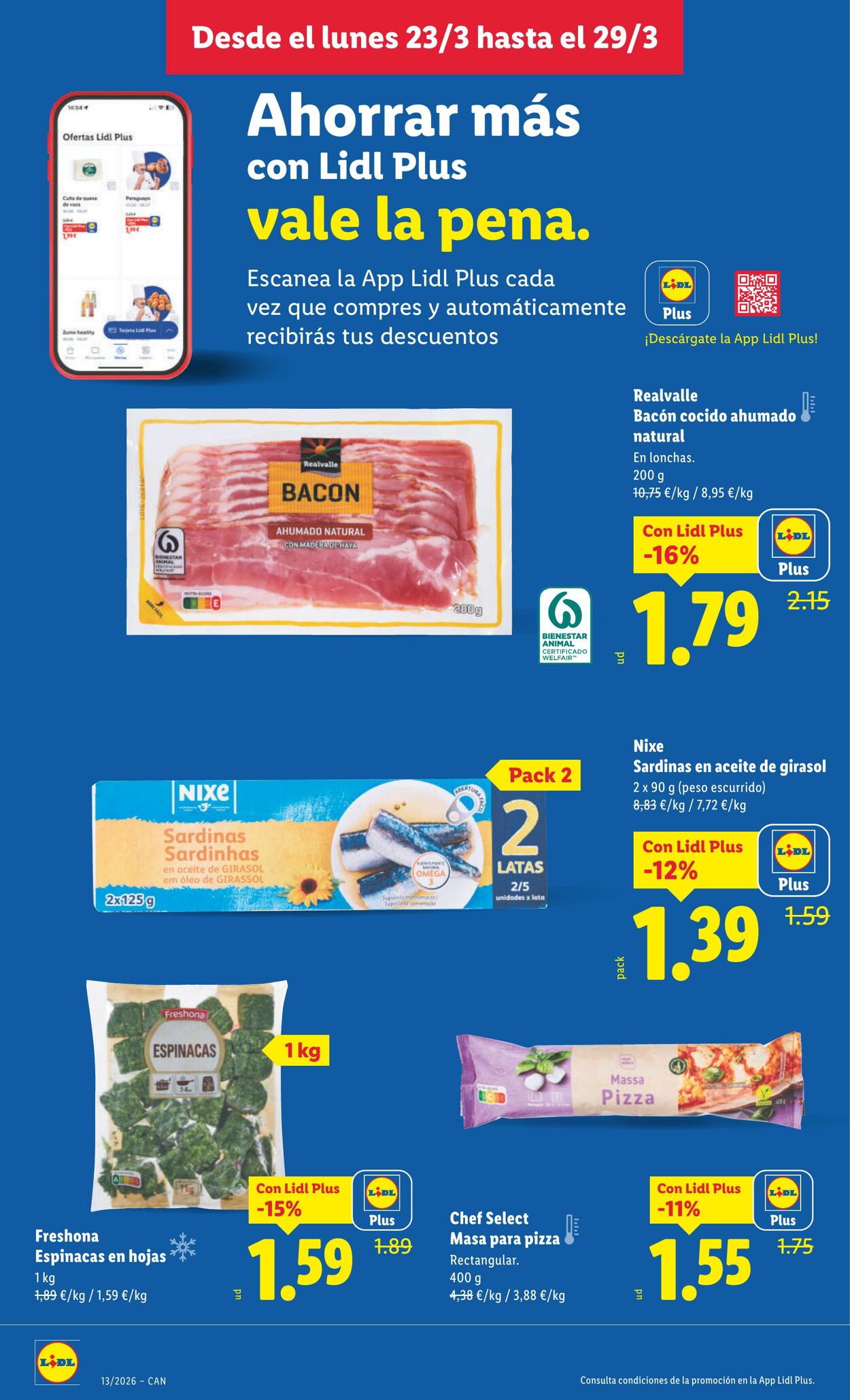 Folleto Lidl 23.03.2026 - 29.03.2026