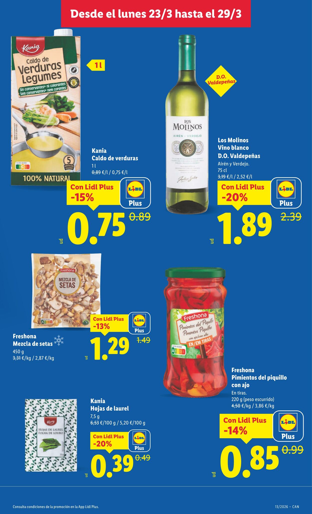 Folleto Lidl 23.03.2026 - 29.03.2026