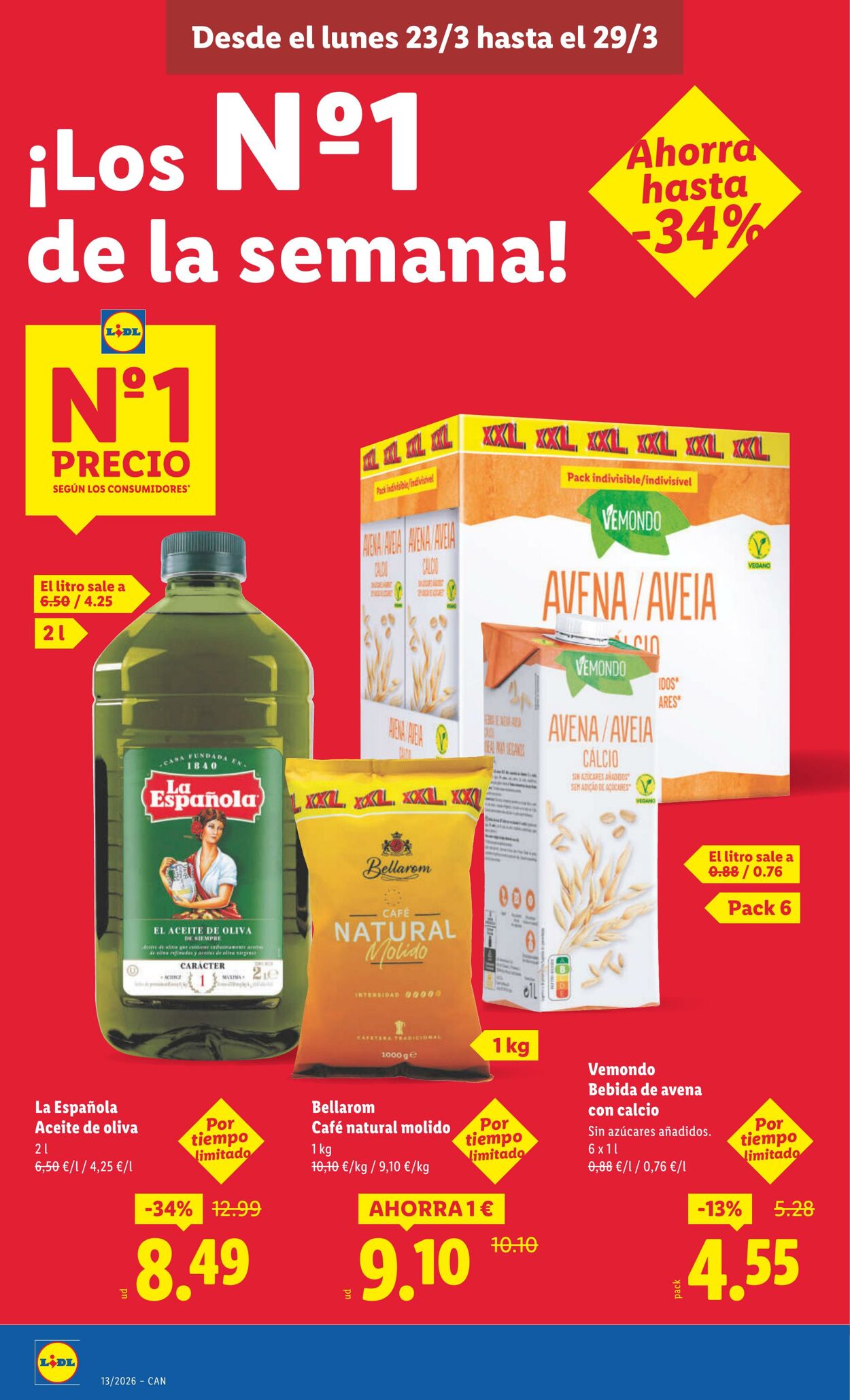 Folleto Lidl 23.03.2026 - 29.03.2026