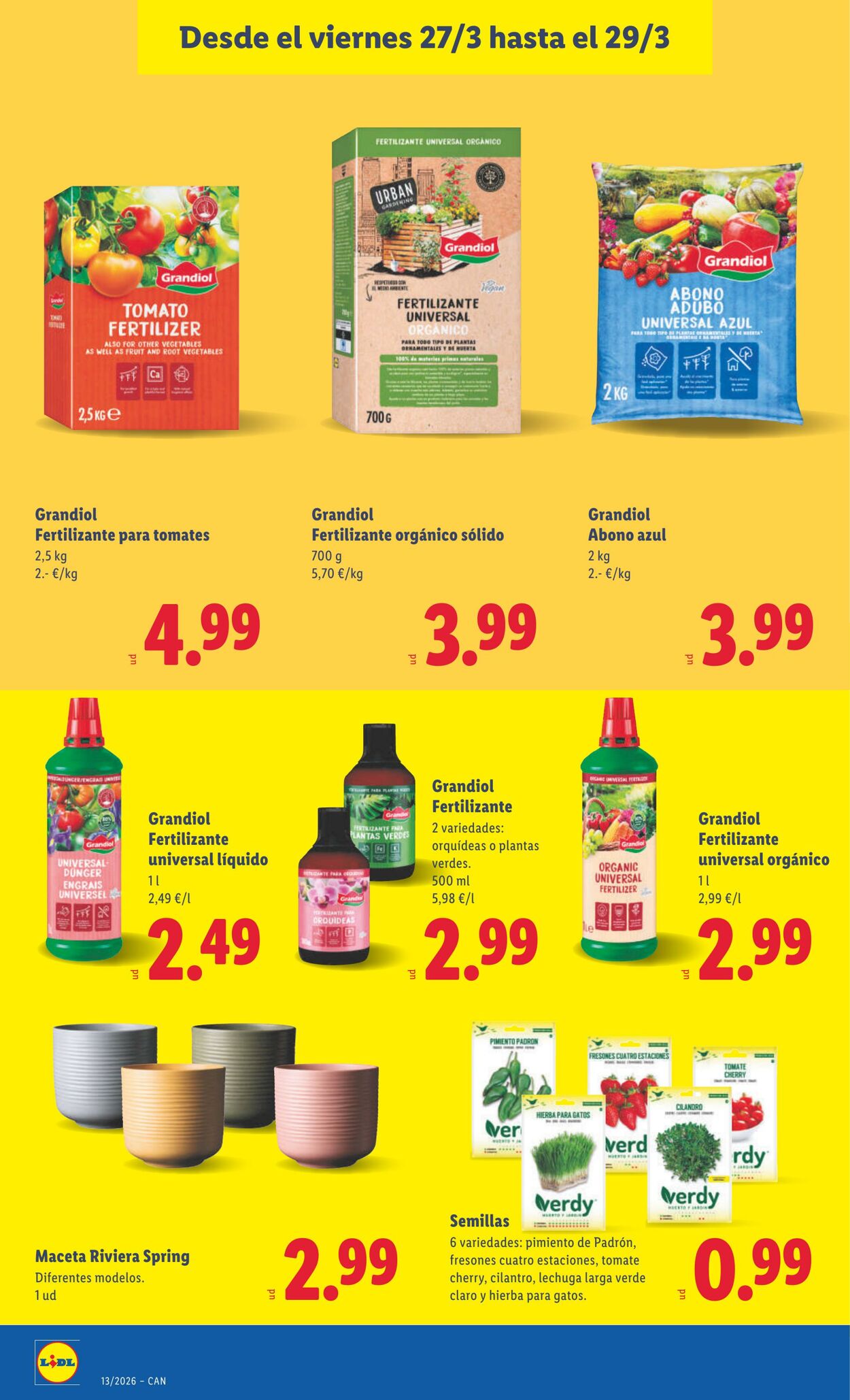 Folleto Lidl 23.03.2026 - 29.03.2026