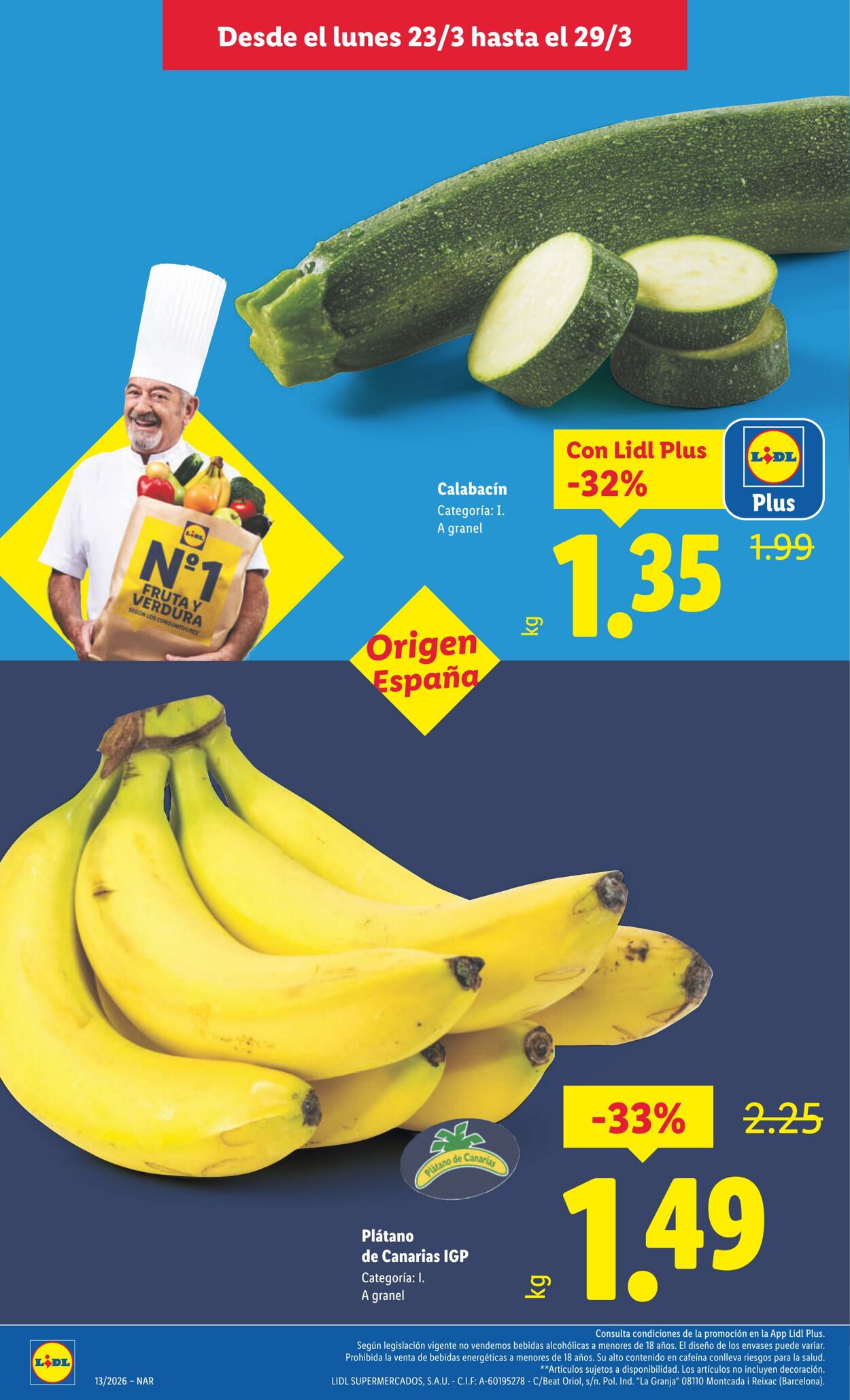 Folleto Lidl 23.03.2026 - 29.03.2026