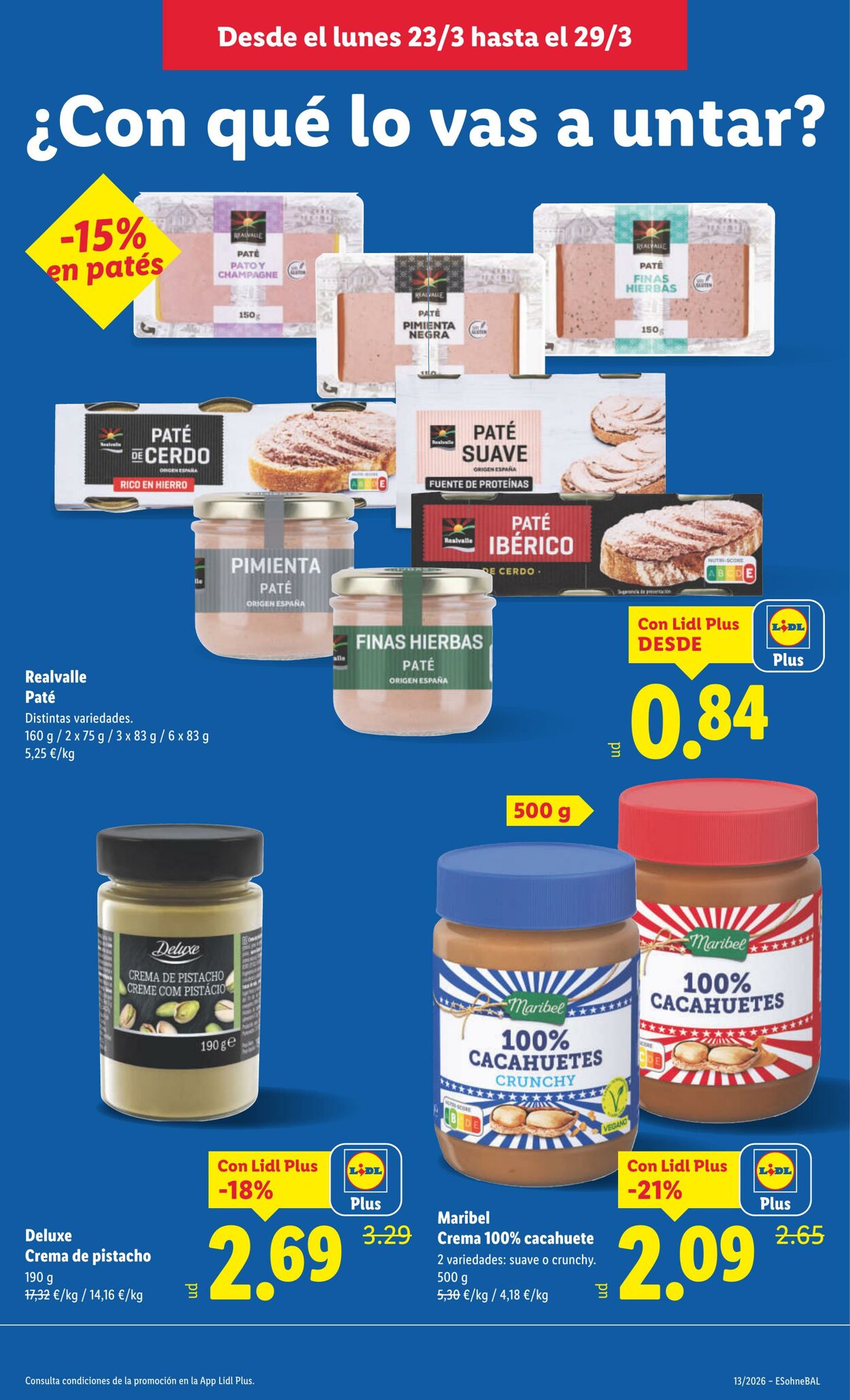 Folleto Lidl 23.03.2026 - 29.03.2026