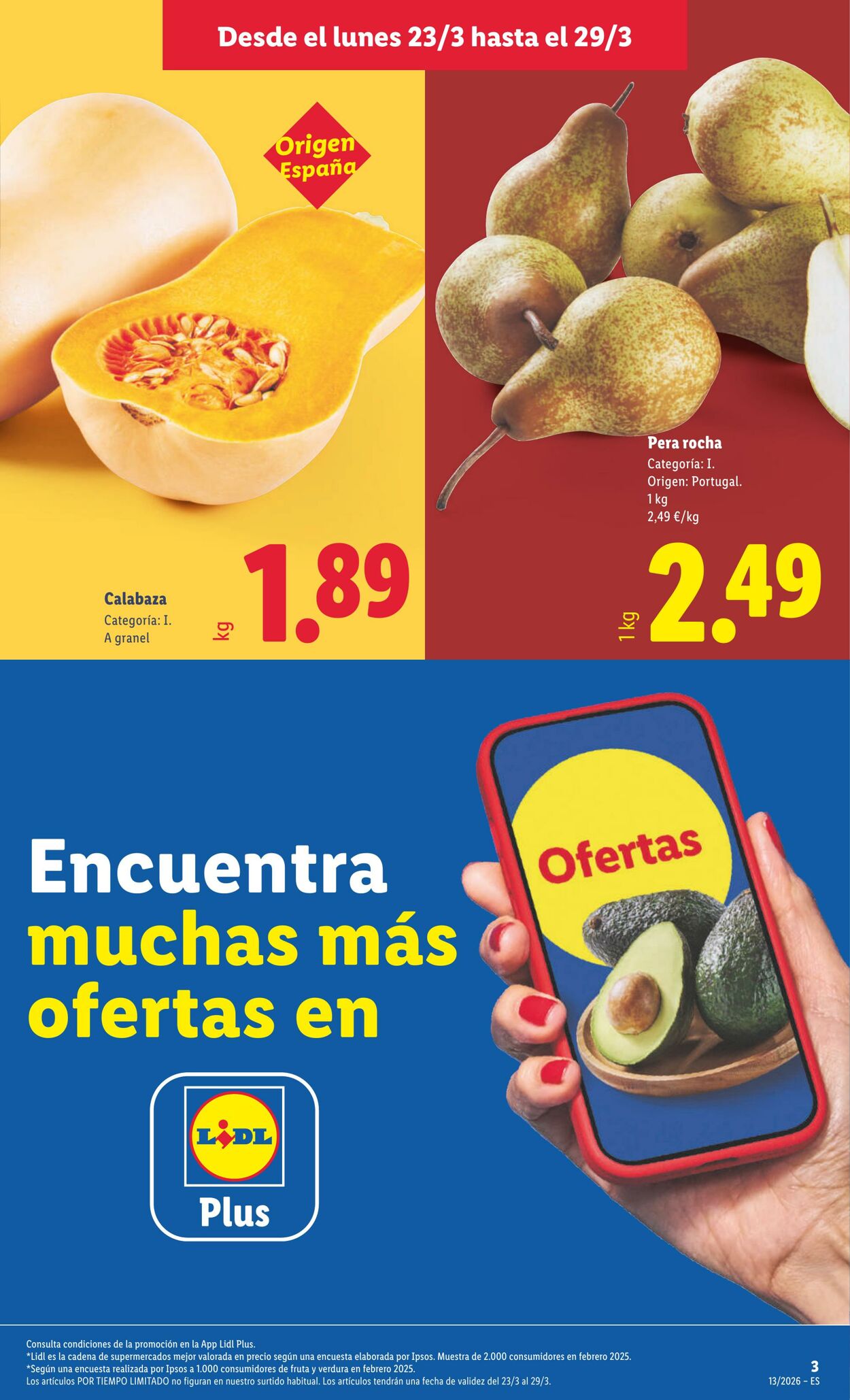 Folleto Lidl 23.03.2026 - 29.03.2026