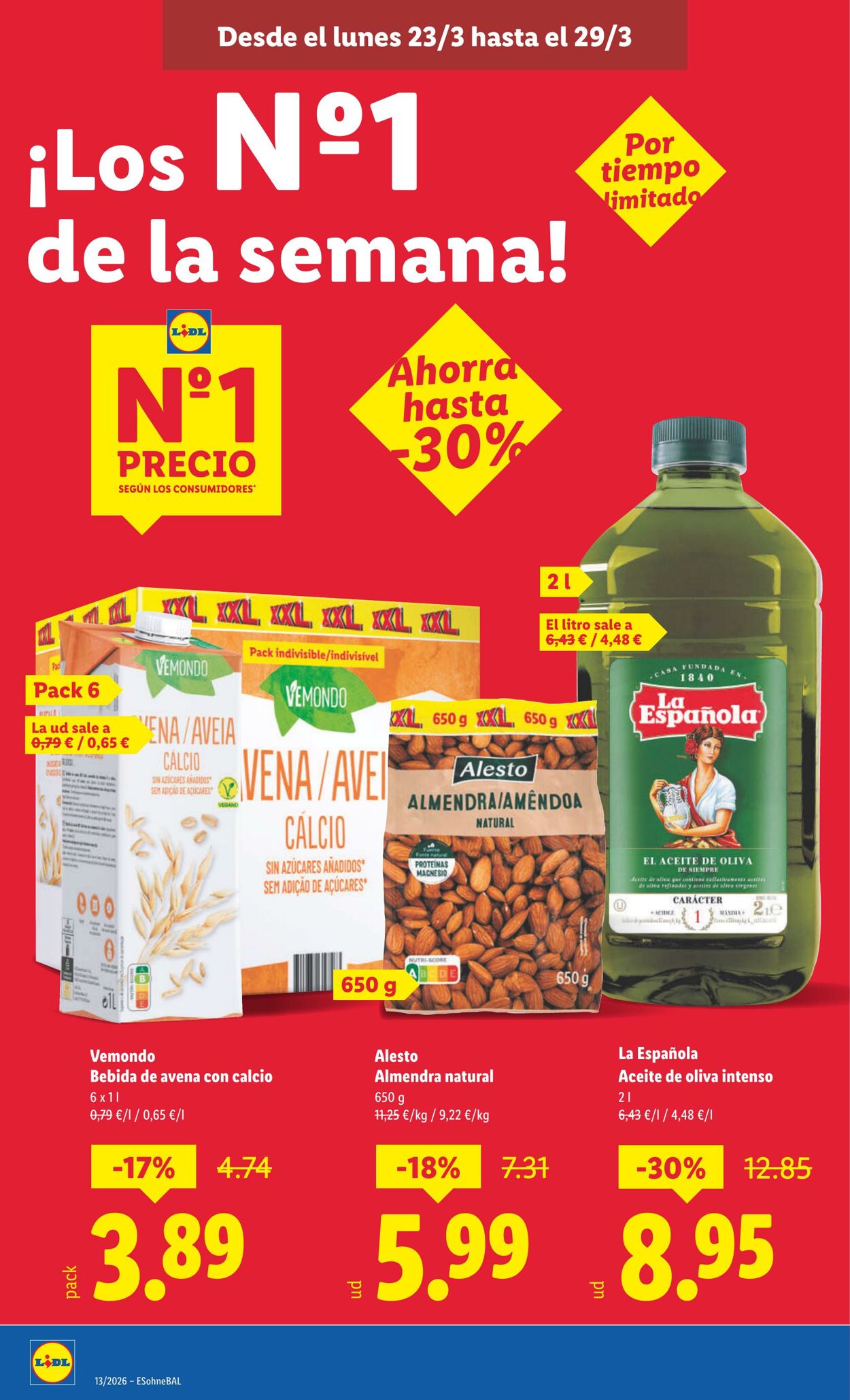 Folleto Lidl 23.03.2026 - 29.03.2026