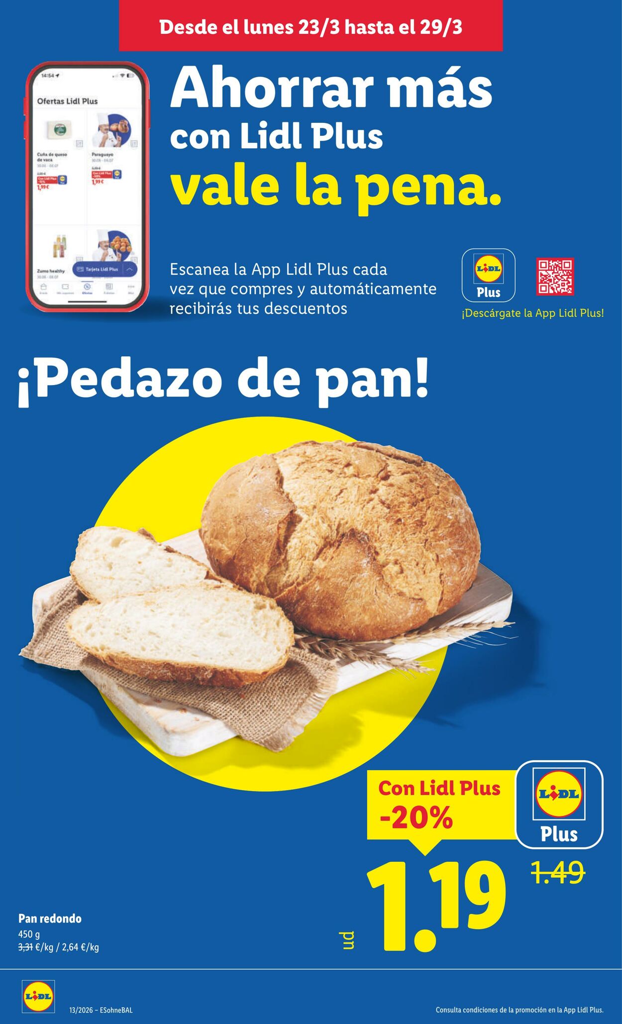 Folleto Lidl 23.03.2026 - 29.03.2026