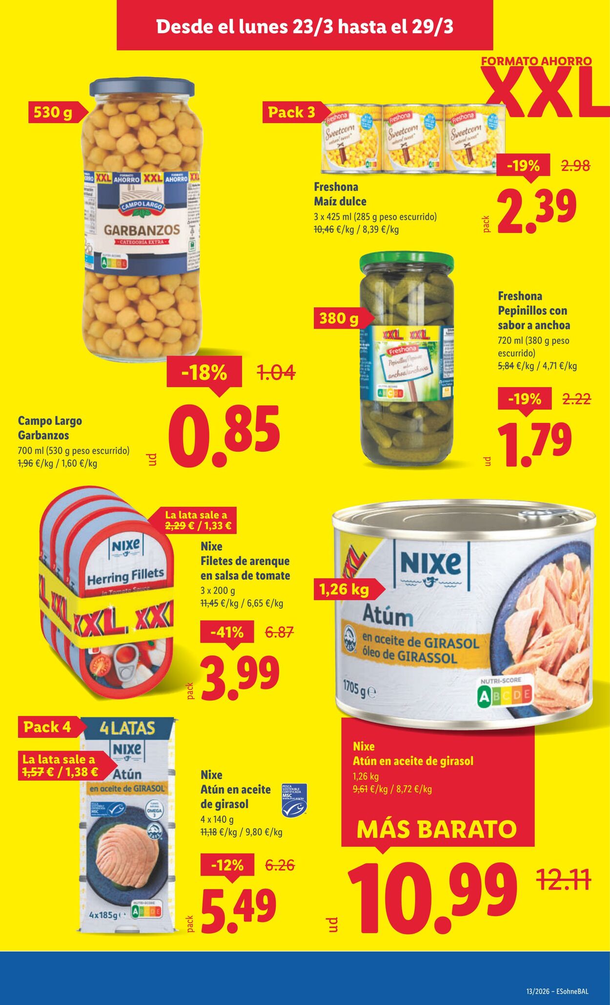 Folleto Lidl 23.03.2026 - 29.03.2026