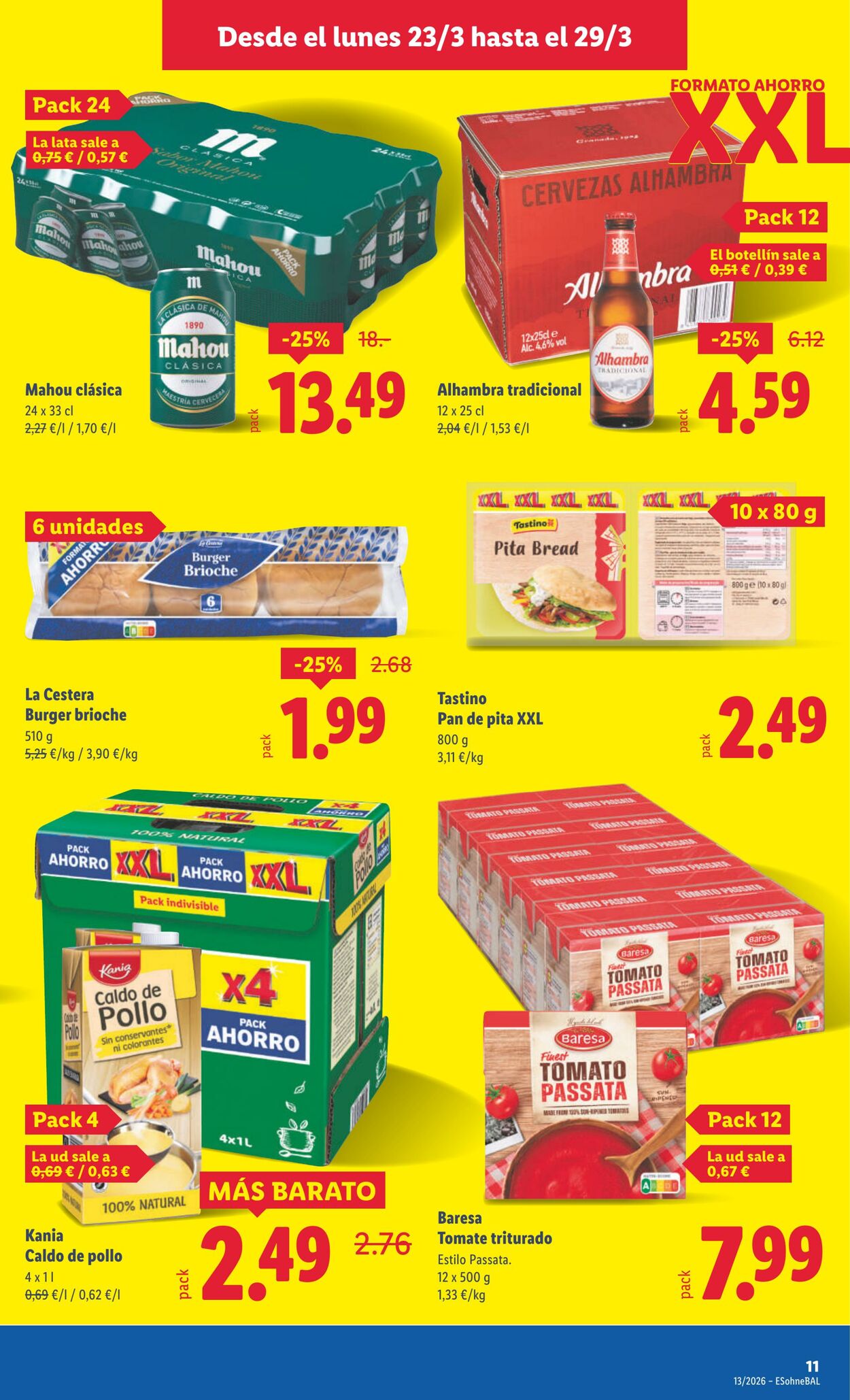 Folleto Lidl 23.03.2026 - 29.03.2026