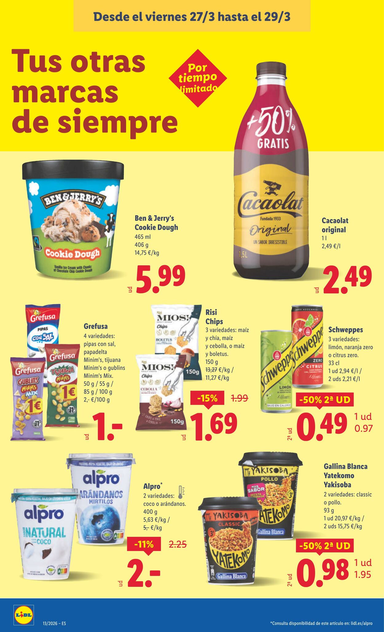 Folleto Lidl 23.03.2026 - 29.03.2026