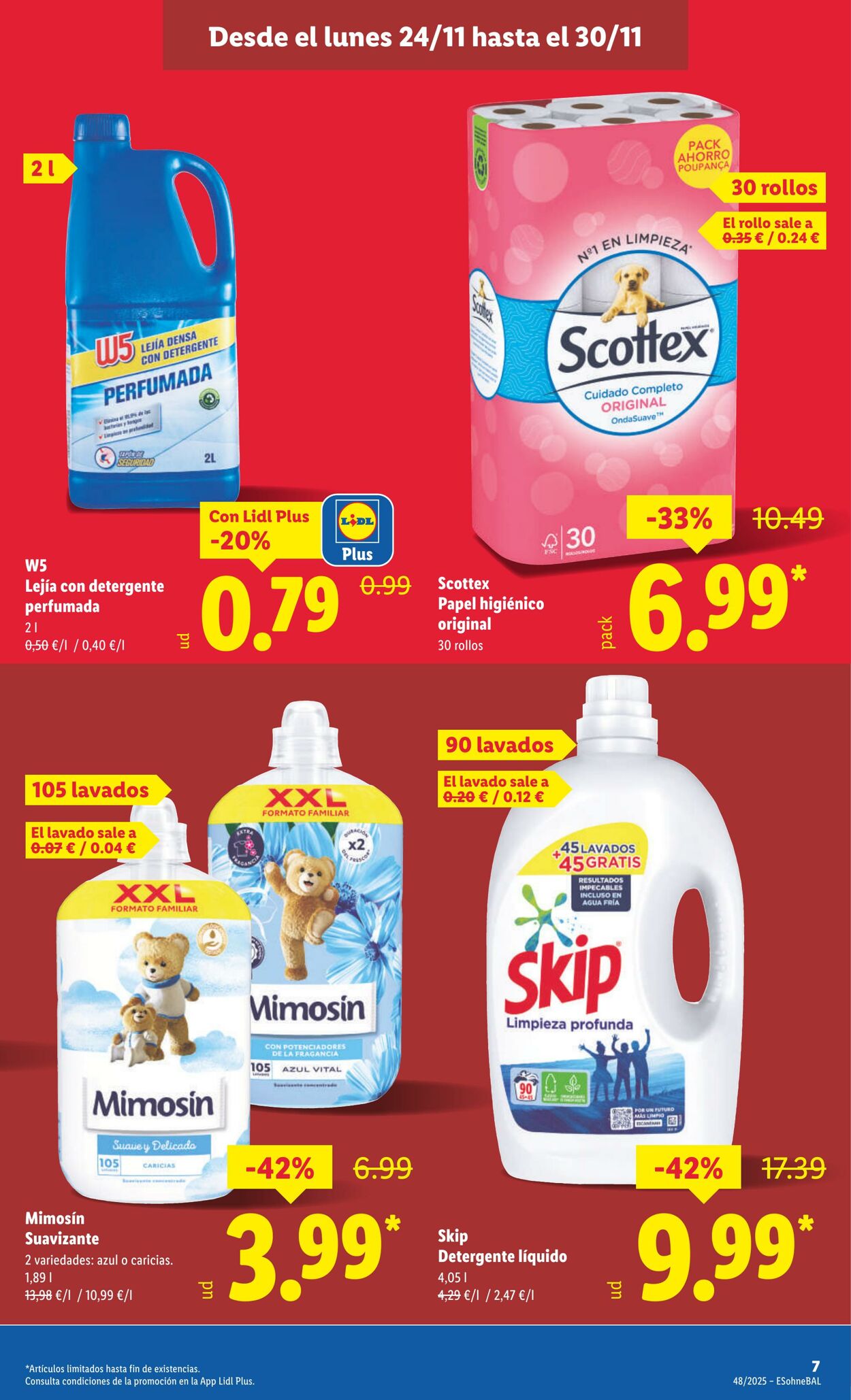 Folleto Lidl 24.11.2025 - 30.11.2025