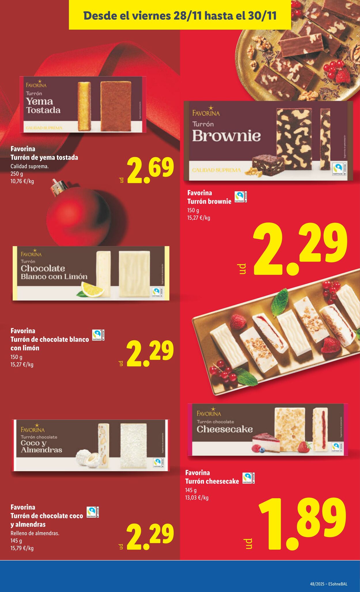 Folleto Lidl 24.11.2025 - 30.11.2025