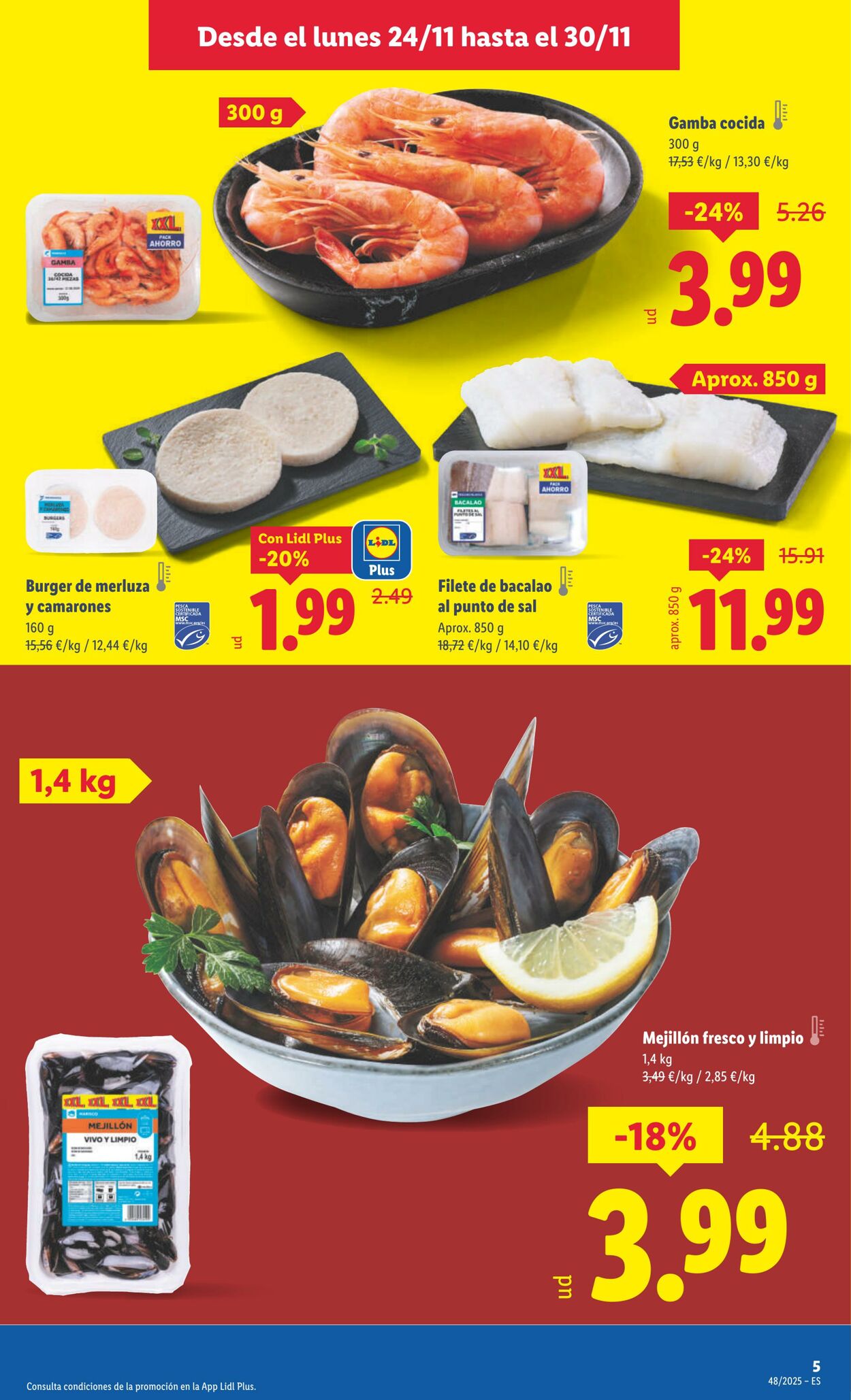 Folleto Lidl 24.11.2025 - 30.11.2025